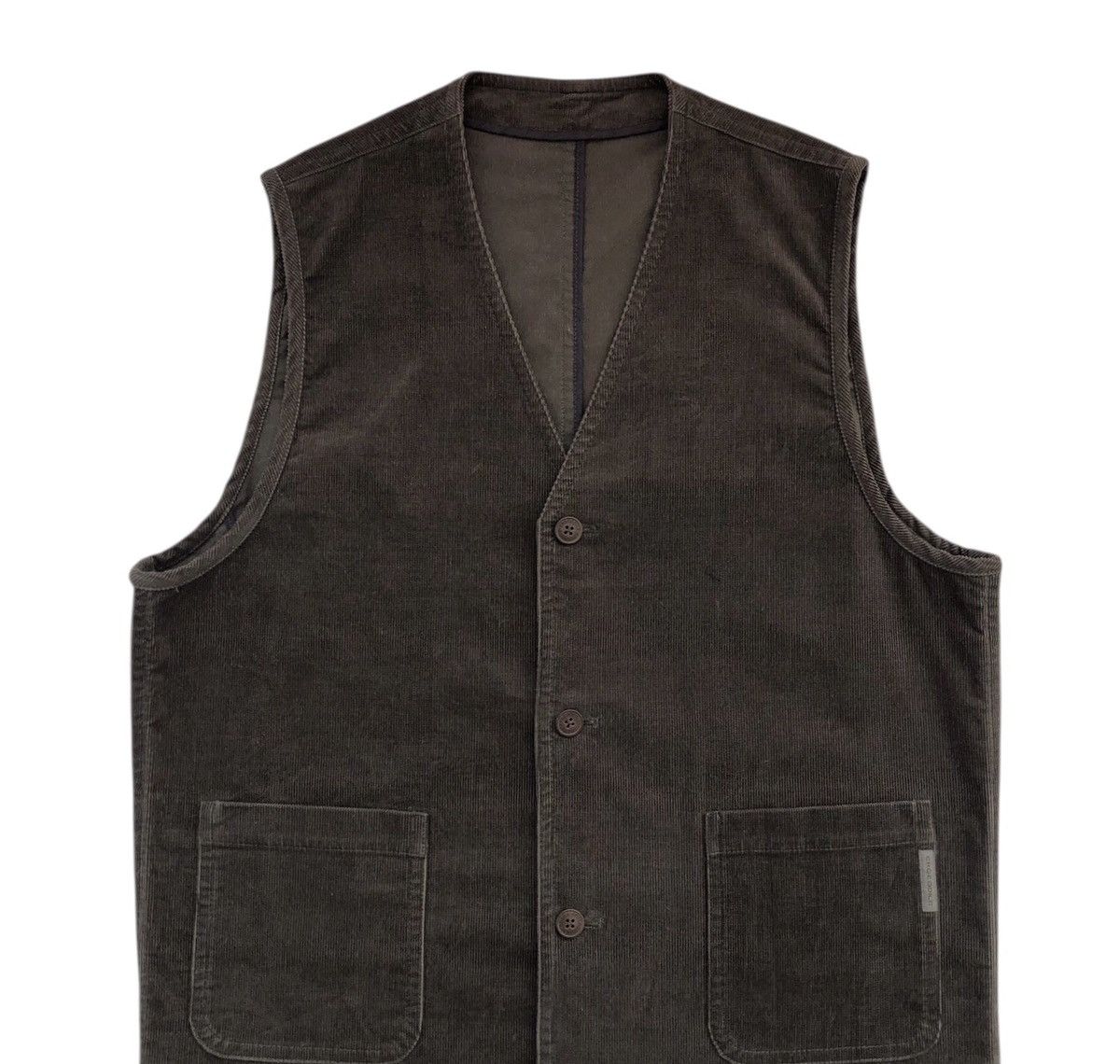 Vintage Crocodile Men’s Corduroy Vest Jacket Size US L / EU 52-54 / 3 - 2 Thumbnail
