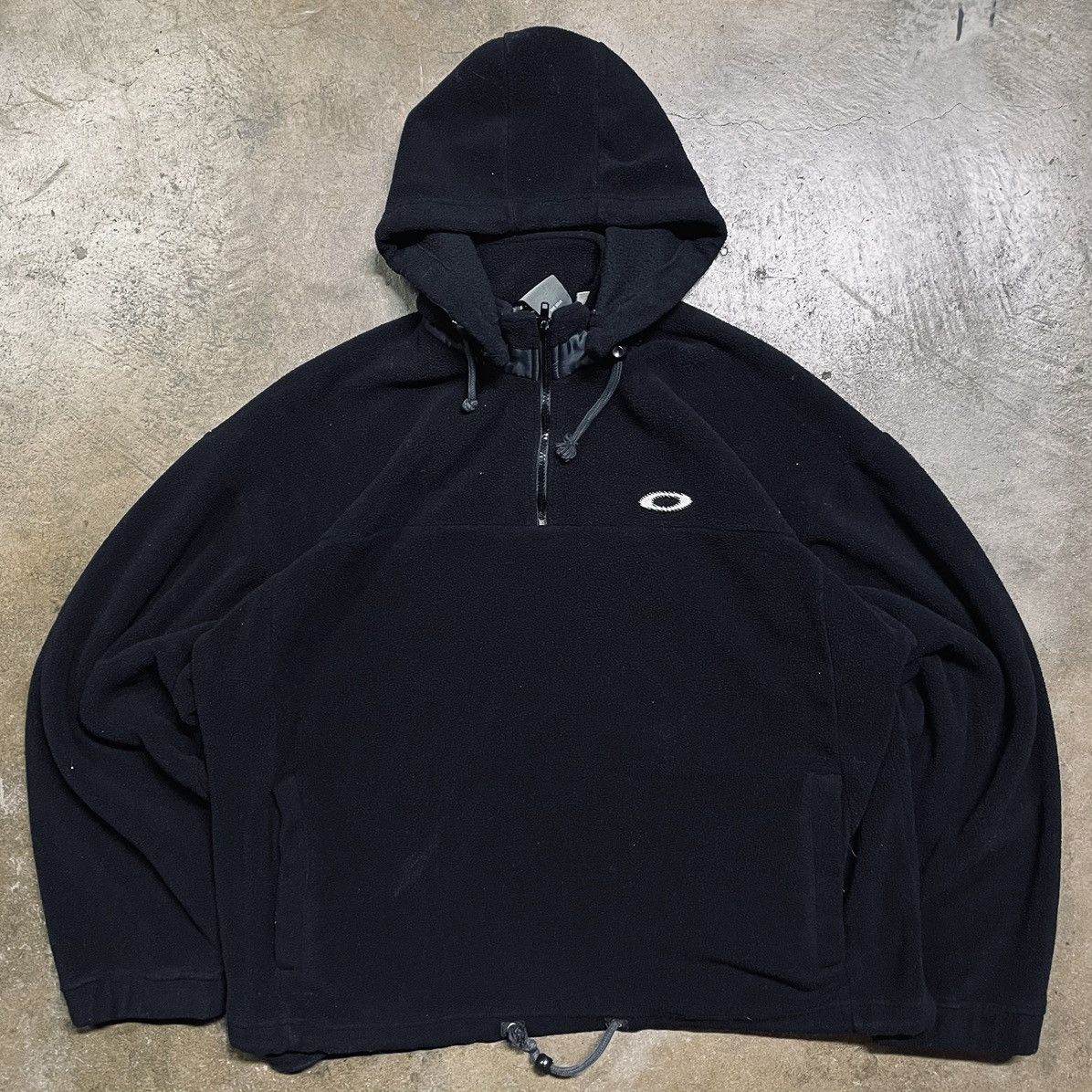 90s oakley software half zip pullover