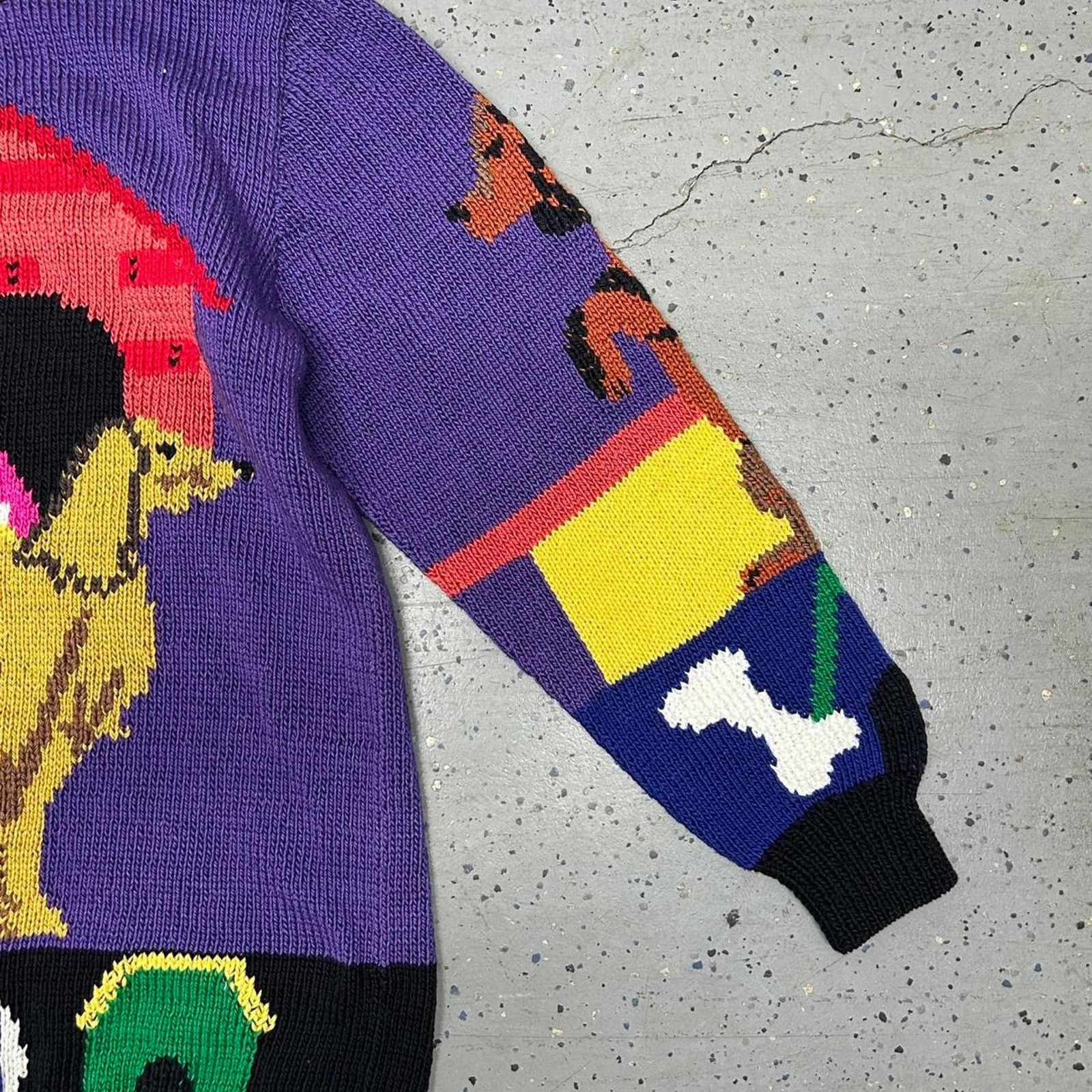 Other VTG 90s Berek hand knitted dog sweater Size L / US 10 / IT 46 - 3 Thumbnail