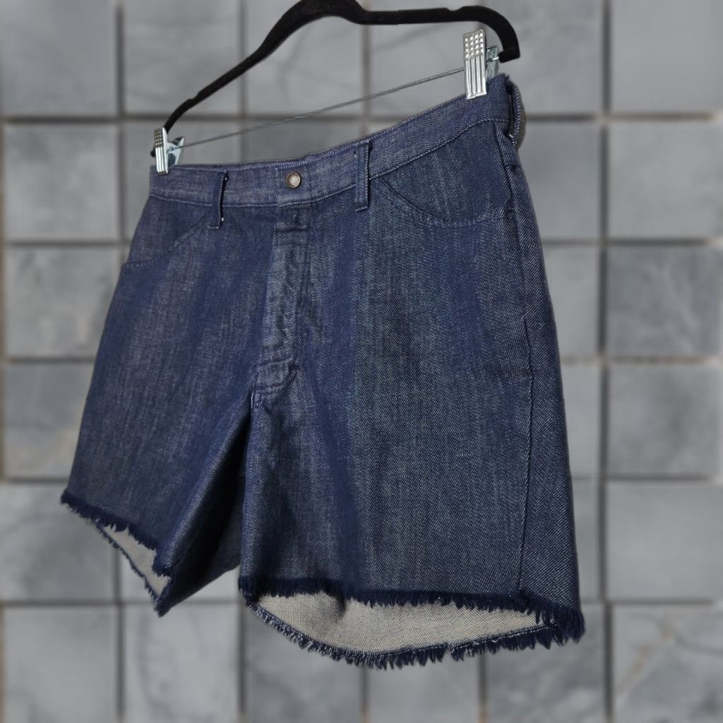 Sears VINTAGE Sears Denim Chopped Shorts 34 Men Blue 60s 70s Talon Rare Chino Short Size US 34 / EU 50 - 1 Thumbnail
