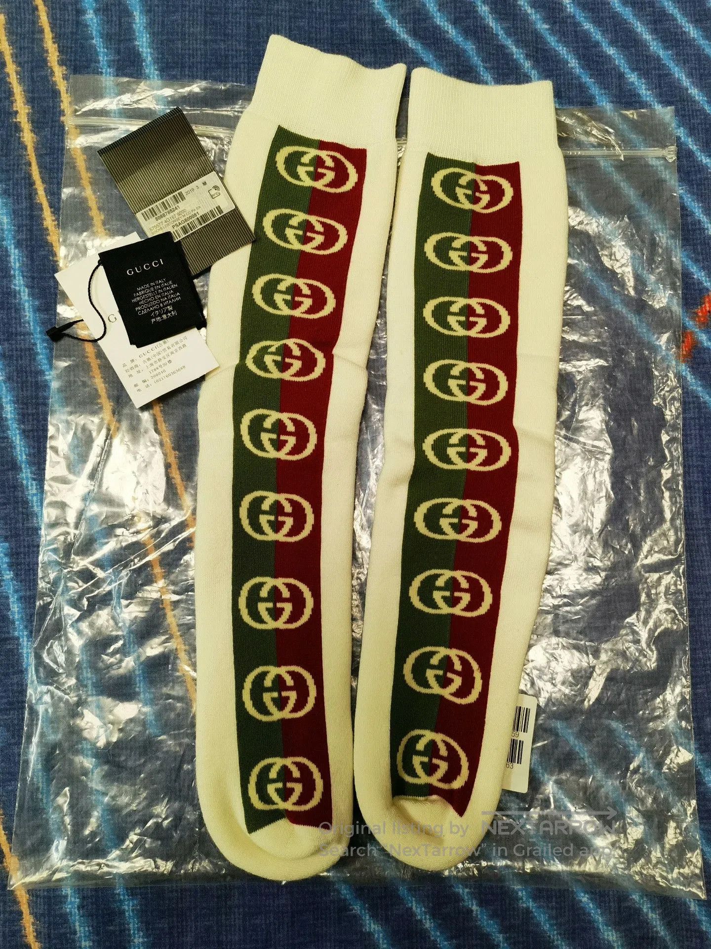 Gucci Gucci Sports Long Socks. Size ONE SIZE - 1 Thumbnail