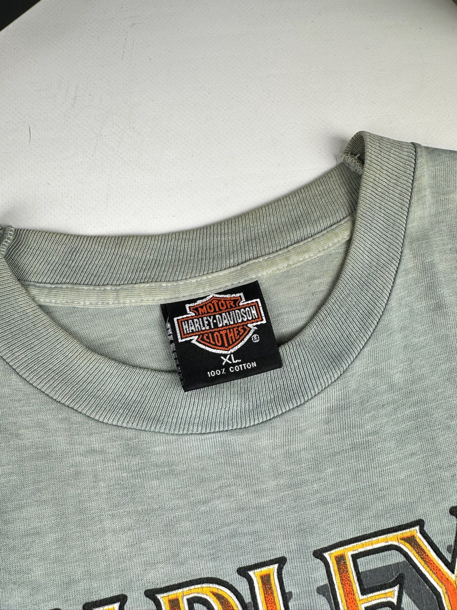Harley Davidson Harley Davidson vintage t shirt 1992 eagle Size US XL / EU 56 / 4 - 4 Thumbnail