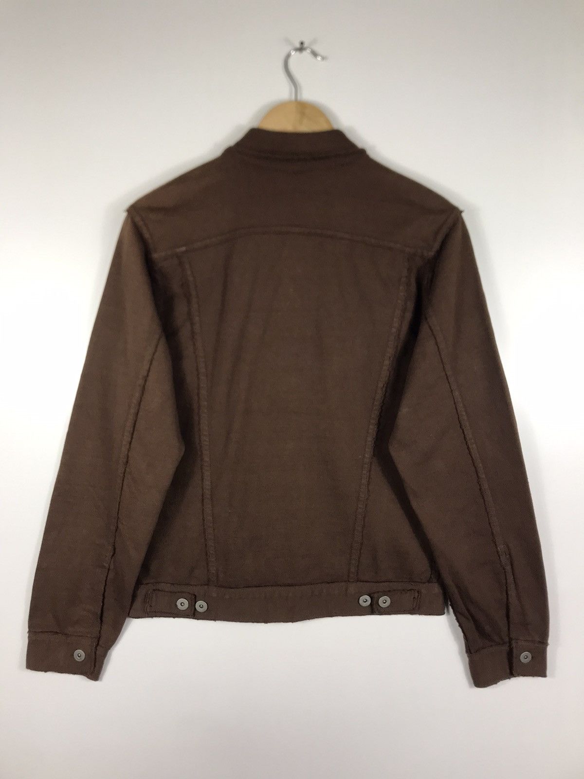 Japanese Brand × Slick ⚡️Vintage Slick Garments Brown Button Truckle Jacket Size US S / EU 44-46 / 1 - 12 Thumbnail