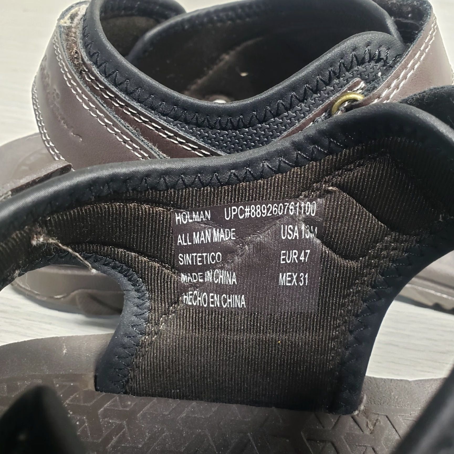 Eddie Bauer VINTAGE Eddie Bauer River Sandals Men's 13 Brown Gray Hook & Loop Ankle Strap River Shoes Size ONE SIZE - 6 Thumbnail