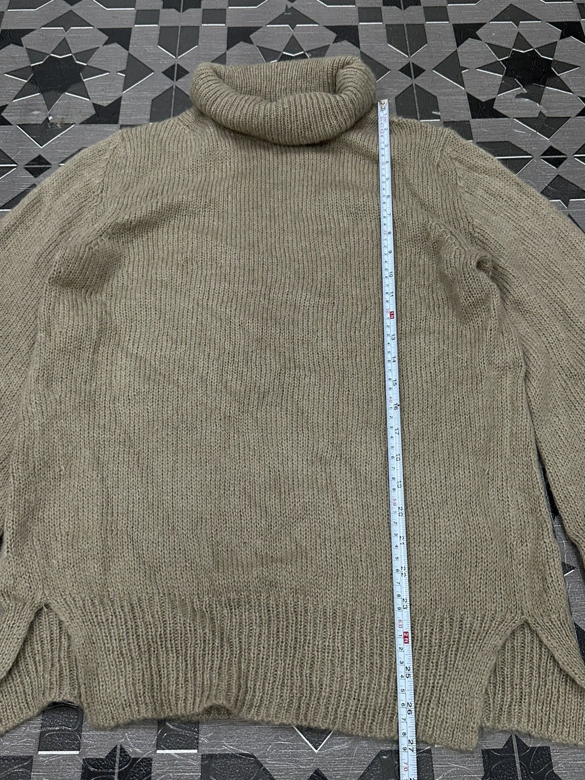 GOA GOA Japan Braided Fringe Wool/Mohair Turtleneck Knitwear Size US M / EU 48-50 / 2 - 13 Thumbnail