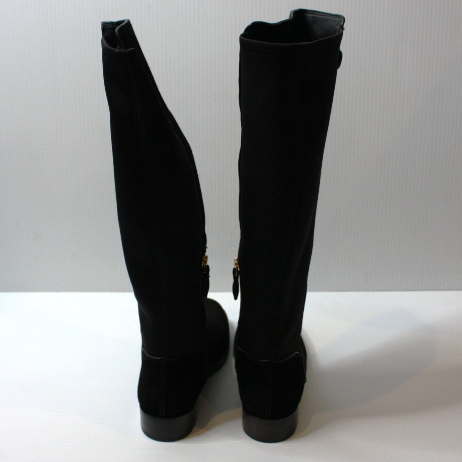 Tory Burch Selden Riding Boots in Black Suede and NEW MSRP $675 Size US 8 / IT 38 - 7 Thumbnail