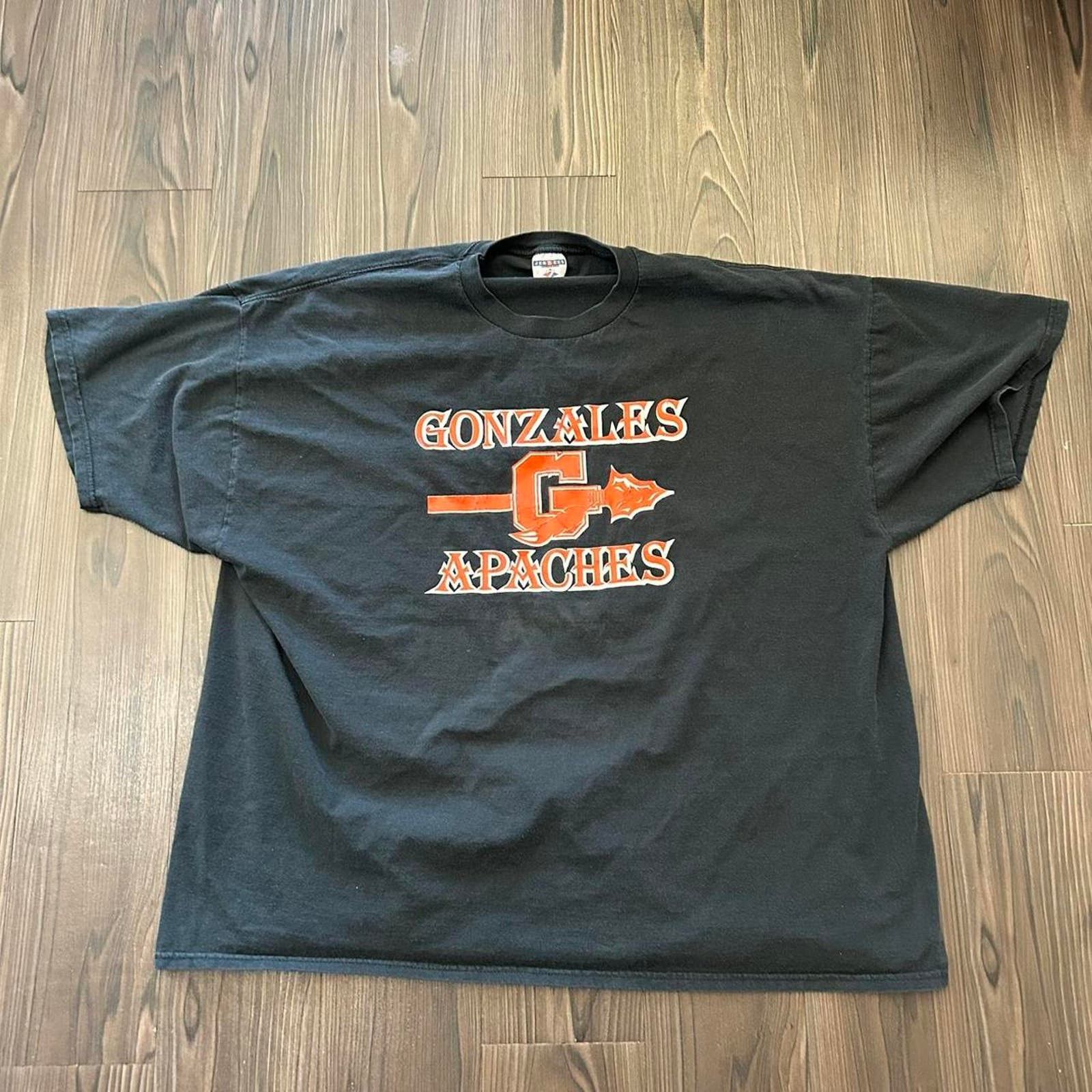 Jerzees × Vintage Vintage Apaches Jerzees Graphic Tee Size US XXL / EU 58 / 5 - 1 Thumbnail