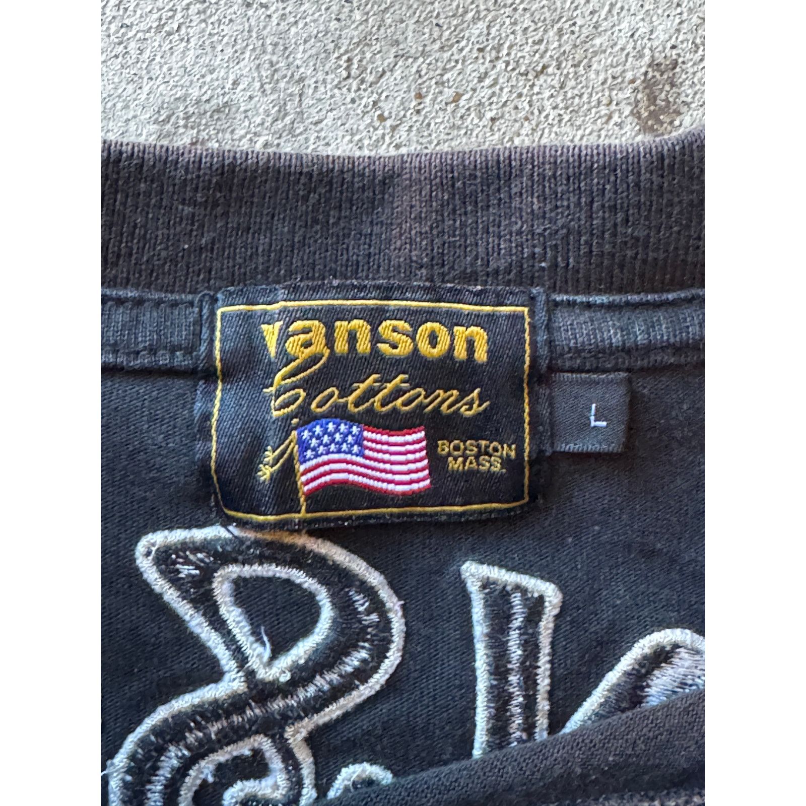 Vanson Leathers VTG Vanson X Looney Tunes Embroidery PK Tee Size US L / EU 52-54 / 3 - 3 Thumbnail