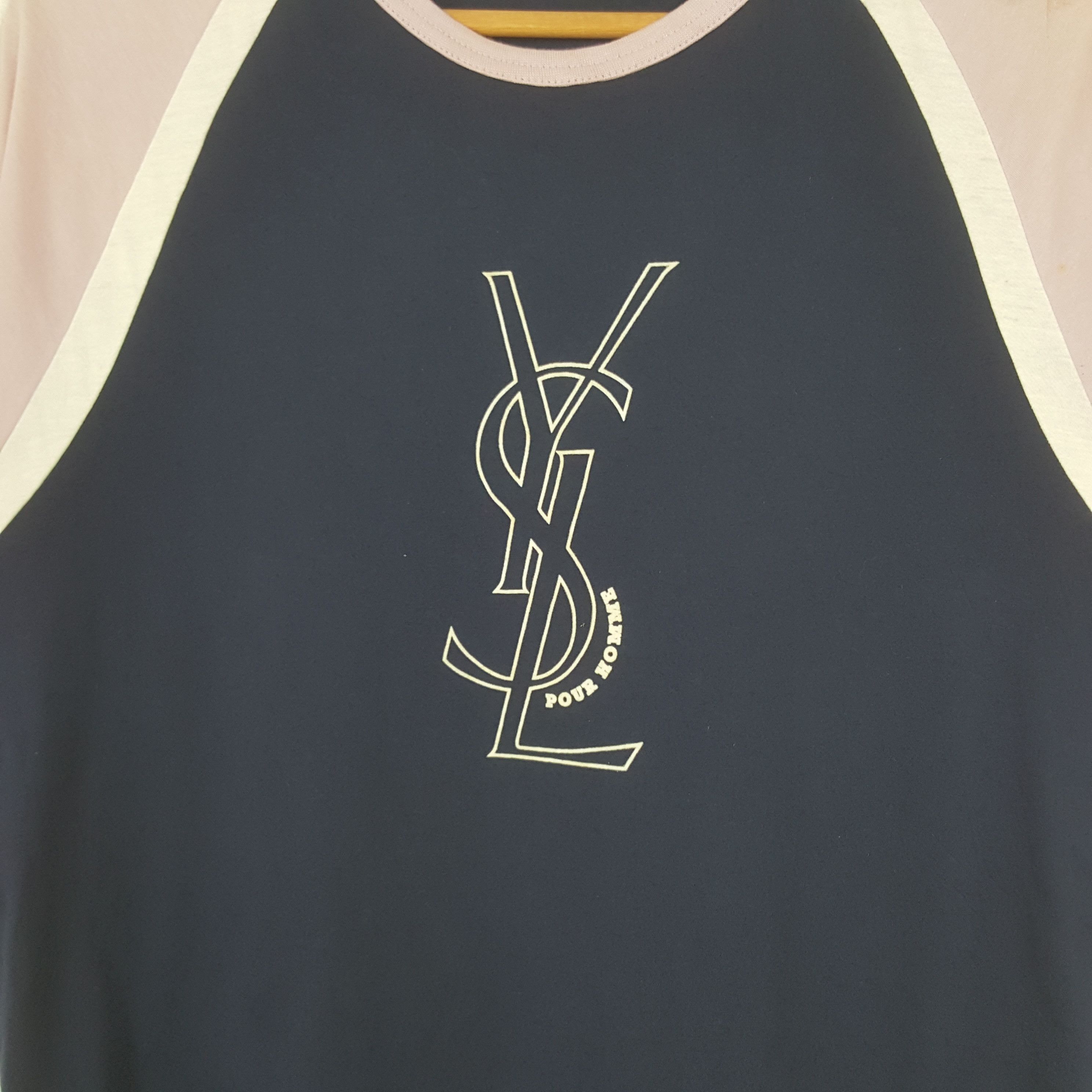 Yves Saint Laurent Vintage Yves Saint Laurent YSL Designer Tshirt C294N10 Size US L / EU 52-54 / 3 - 2 Thumbnail