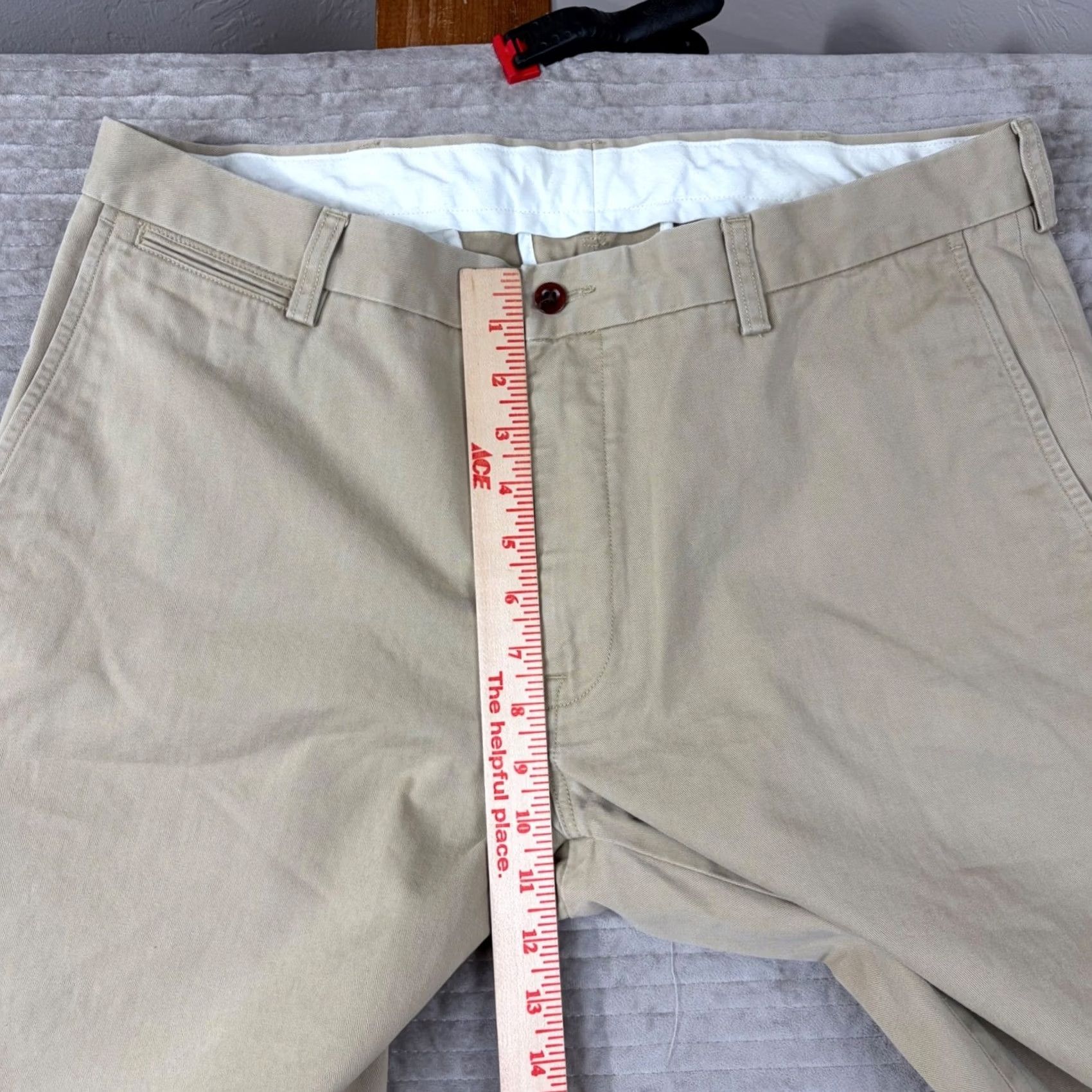 Polo Ralph Lauren Polo Ralph Lauren Suffield Pant Mens 36x32 Tan Khaki Chino Trousers Beige Cotton Slim Straight Pants Size US M / EU 48-50 / 2 - 3 Thumbnail