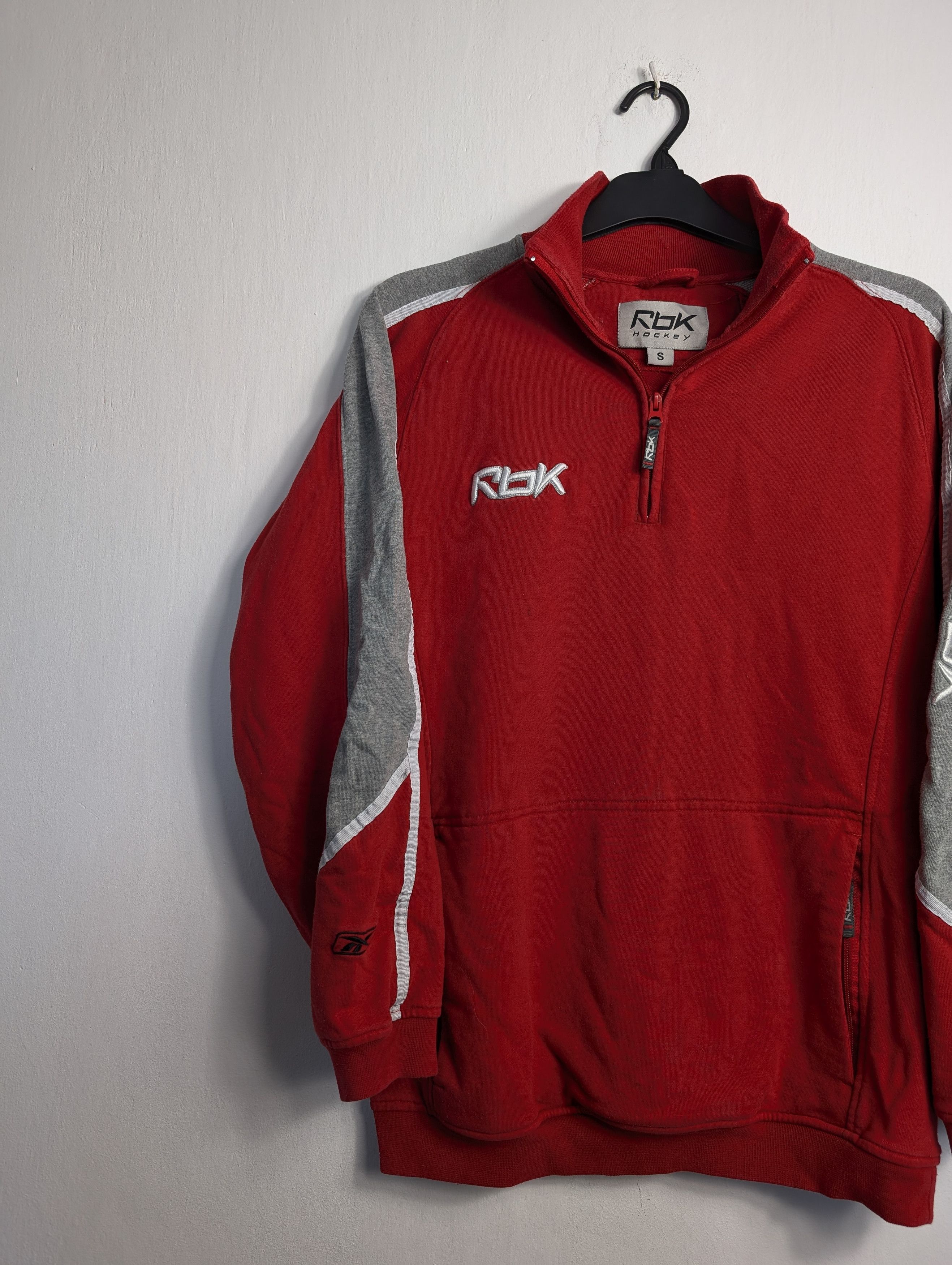 Reebok × Vintage Vintage 00s Reebok Hockey Sweatshirt Y2K Sportswear Size US S / EU 44-46 / 1 - 2 Thumbnail