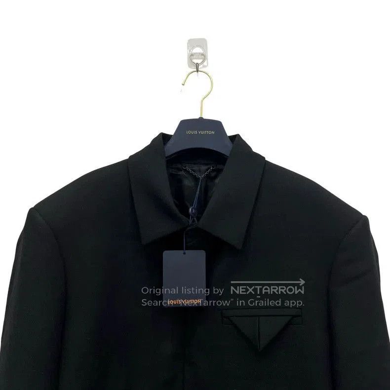 Louis Vuitton Louis Vuitton Wool Pearl Slogan Jacket. Size US L / EU 52-54 / 3 - 5 Thumbnail