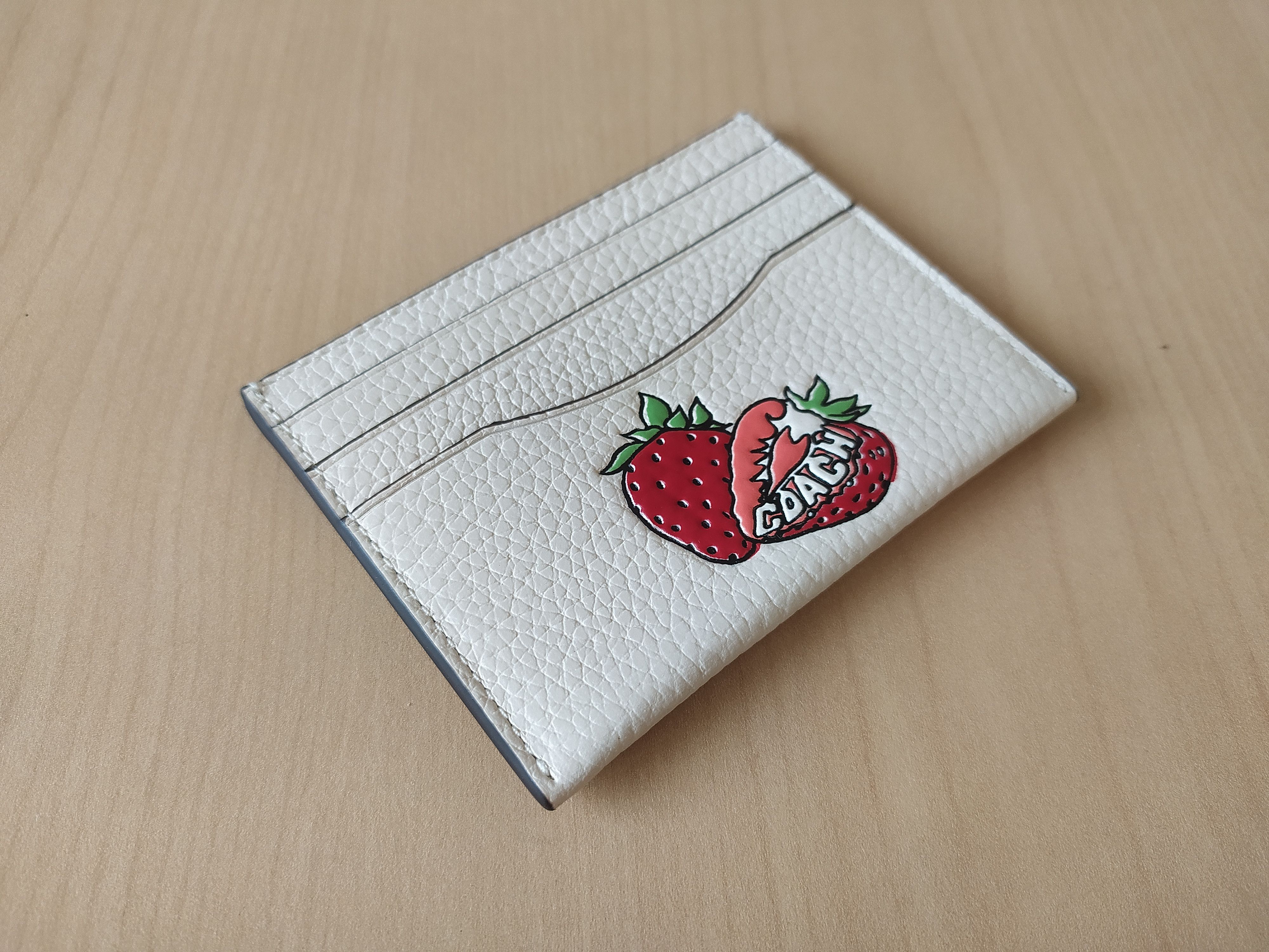 Coach Coach Pebbled Leather Card/ID Holder Free Shipping T/1917 Size ONE SIZE - 2 Thumbnail