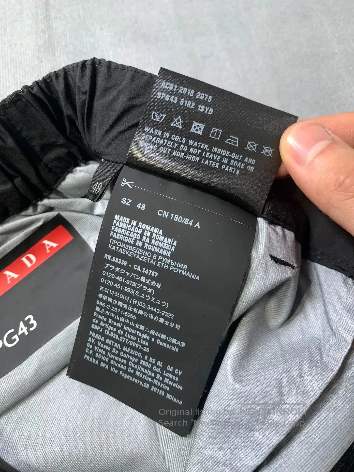 Prada Prada Red Label Soft Shell Sports Pants. Size US 32 / EU 48 - 4 Thumbnail