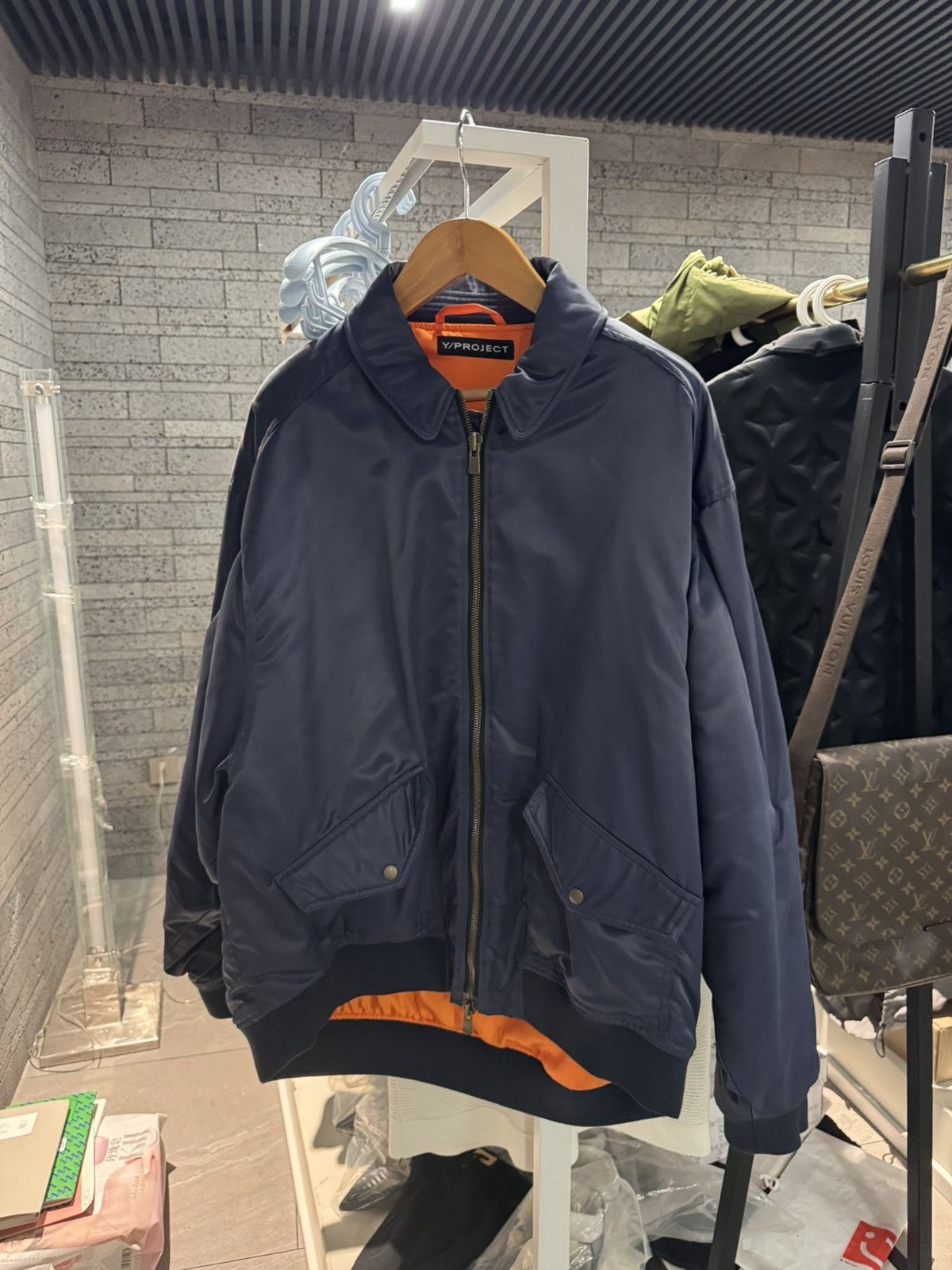 Y/PROJECT Y Project baseball jacket bomber