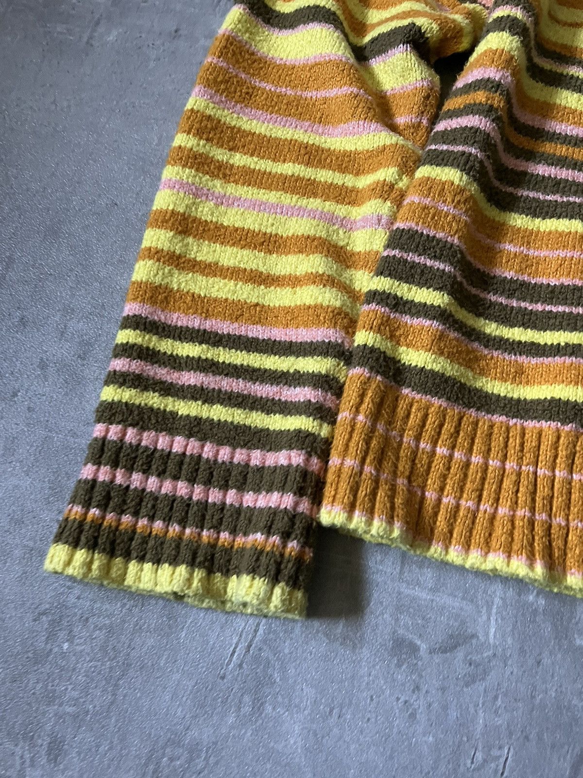 Acne Studios Acne Studios striped yellow orange sweater Size US S / EU 44-46 / 1 - 3 Thumbnail