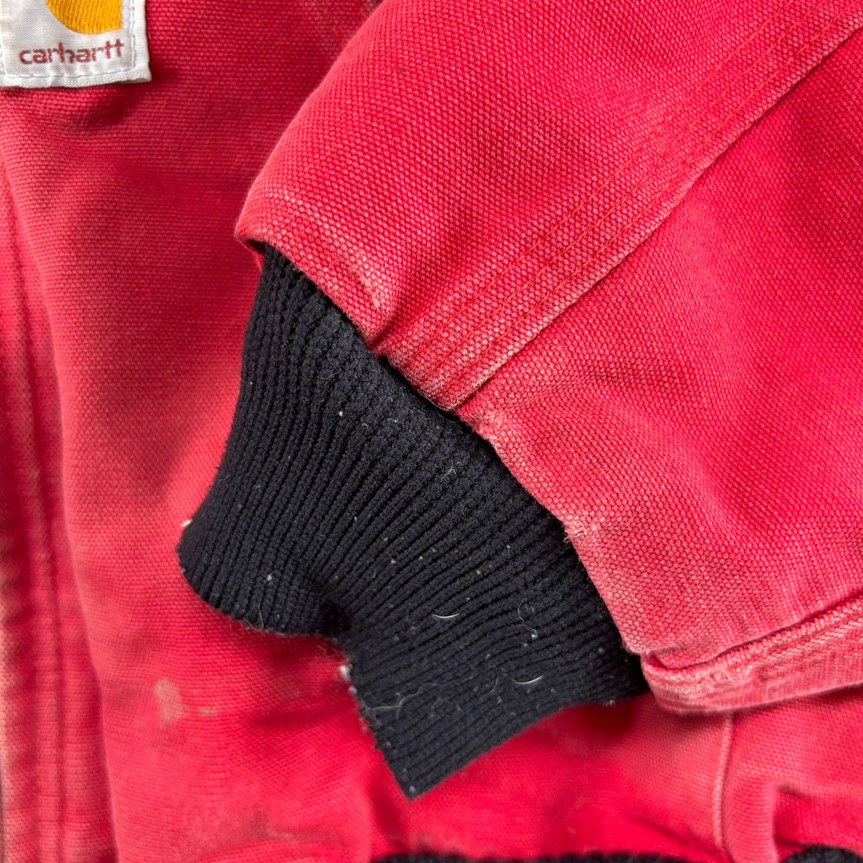 Carhartt VINTAGE Carhartt Jacket Men Small Red Canvas Hooded Treetop Applesauce J130 J140 Size US S / EU 44-46 / 1 - 5 Thumbnail
