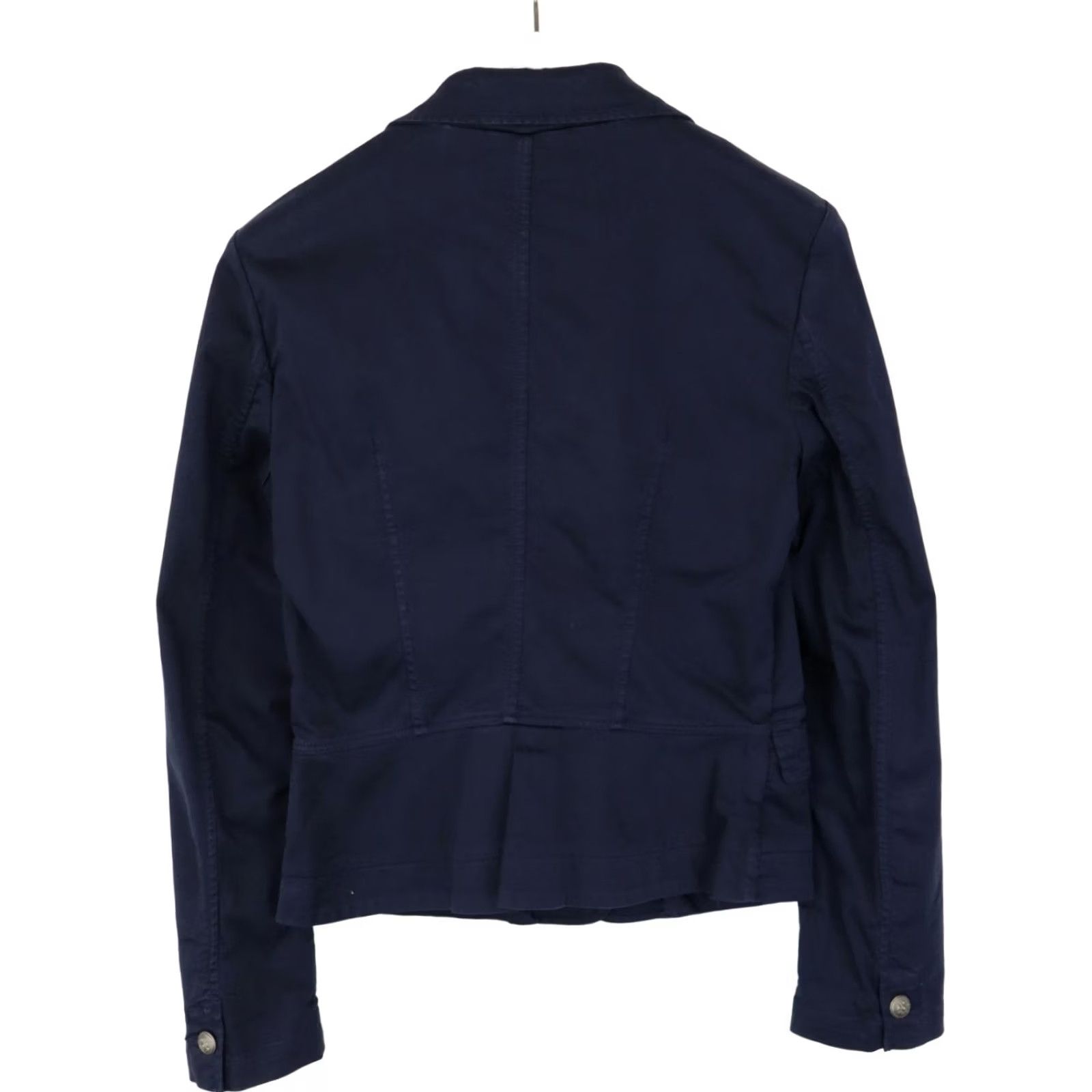 Replay Replay W7848 Blazer Women's LARGE Single Breasted Peak Lapel Dark Blue Size L / US 10 / IT 46 - 2 Thumbnail