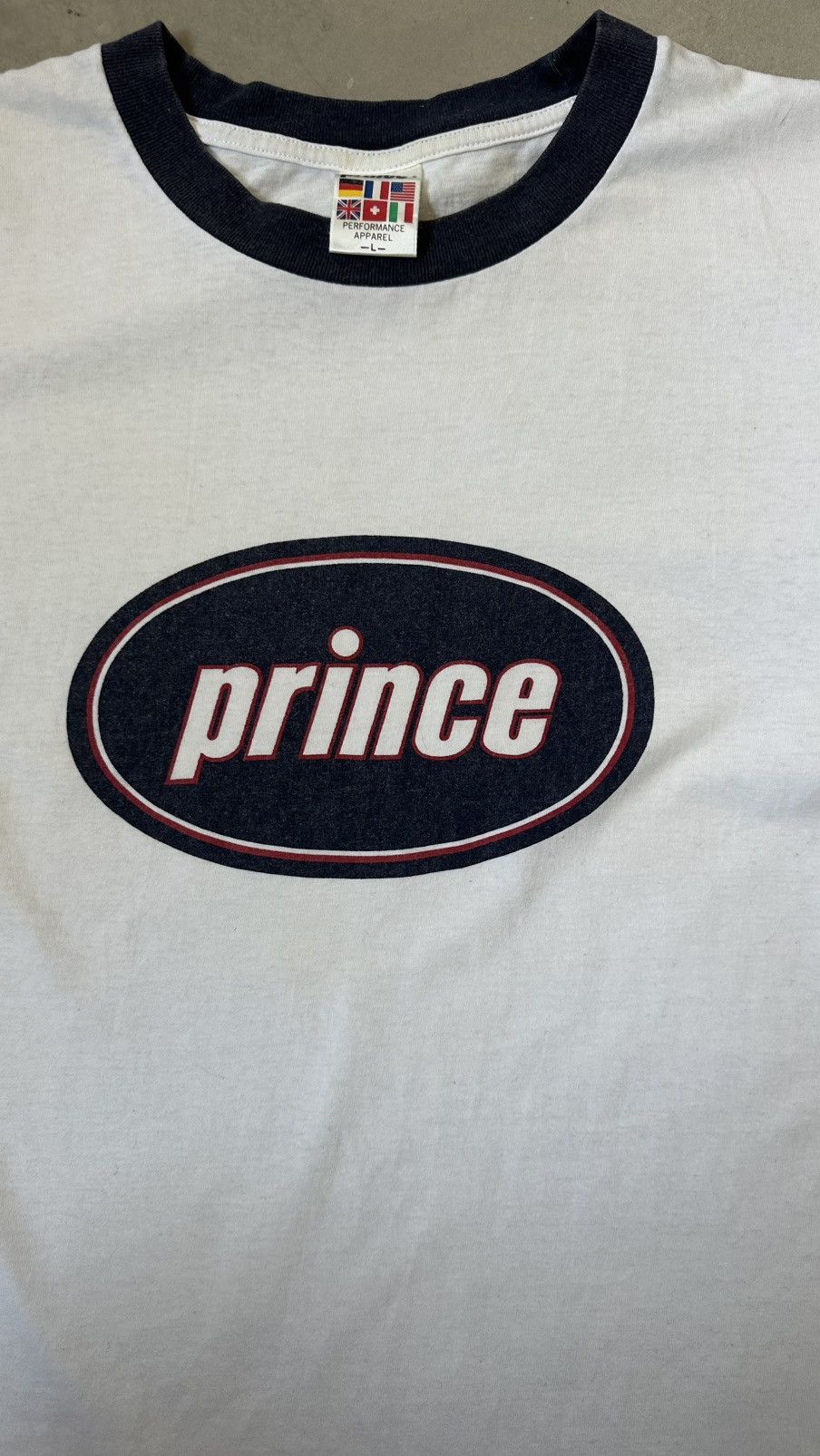 Prince VINTAGE PRINCE APPAREL COLLECTION RINGER TEE Size US M / EU 48-50 / 2 - 2 Thumbnail