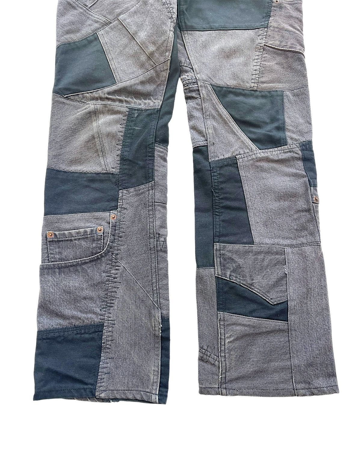 Junya Watanabe AW2006 Runway Reconstructed Patchwork Denim Jeans Size US 32 / EU 48 - 6 Thumbnail