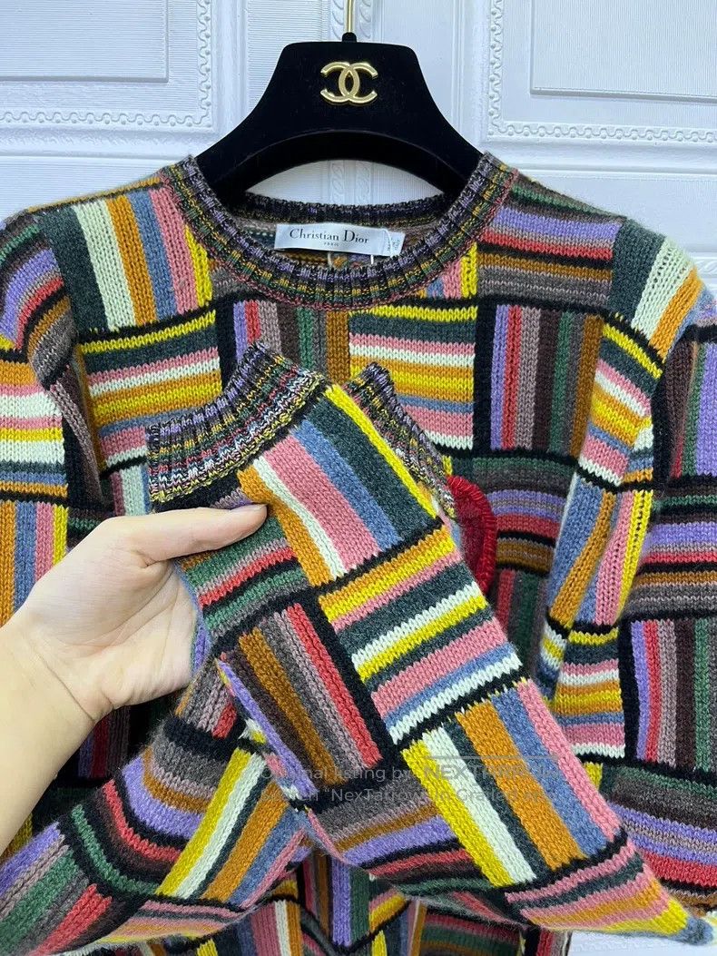 Dior Dior Colourful love sweater Size S / US 4 / IT 40 - 3 Thumbnail