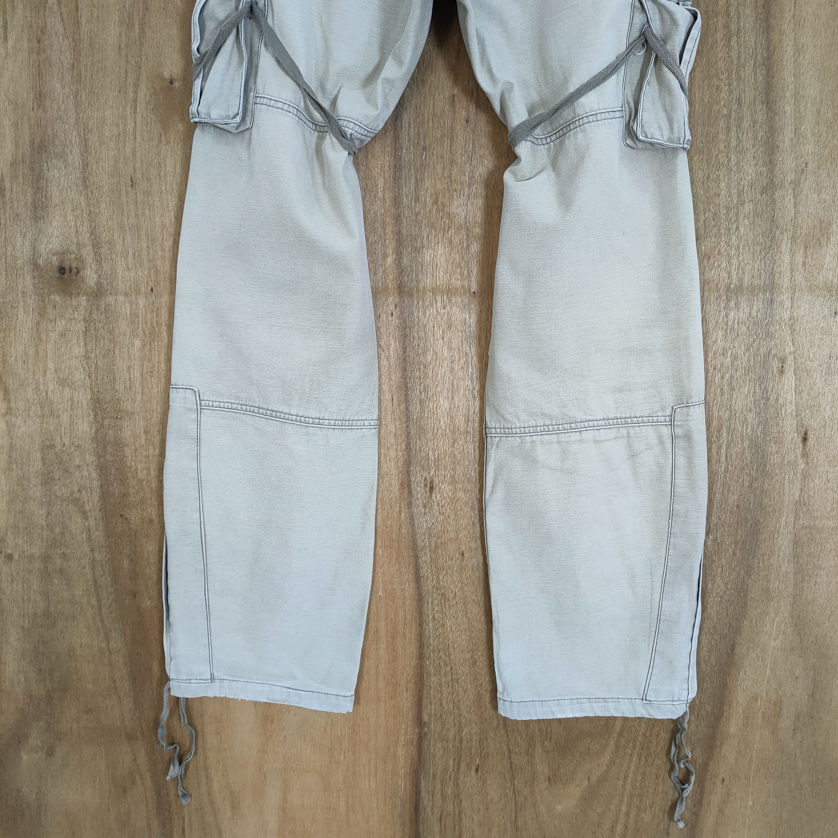 Japanese Brand VINTAGE JAPANESE FADED BONDAGE CARGO PANTS Size US 30 / EU 46 - 10 Thumbnail