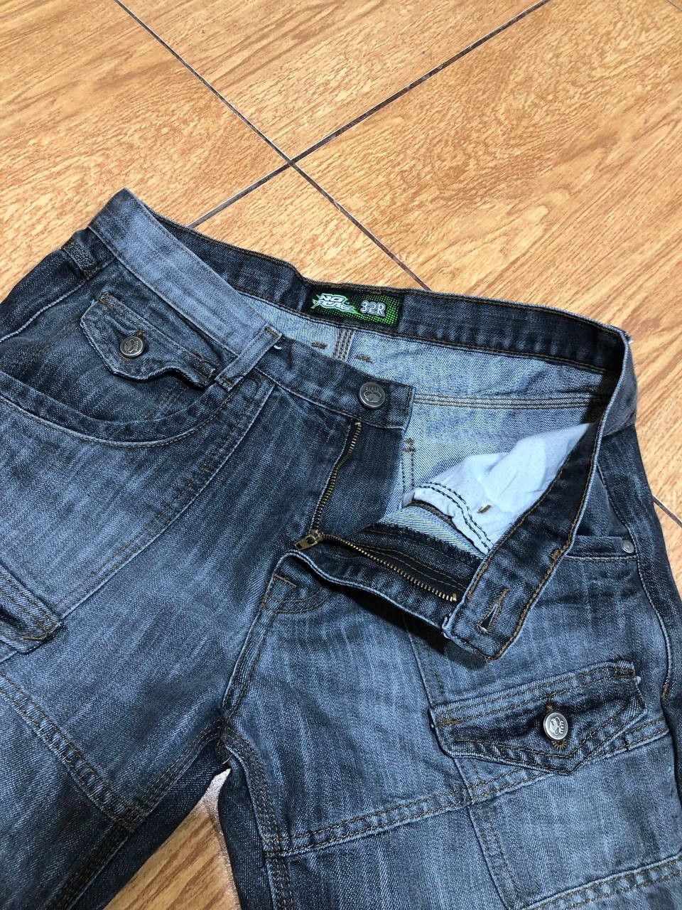 No Fear No Fear Distressed Wash Denim Jeans Vintage Y2K Size US 32 / EU 48 - 10 Thumbnail