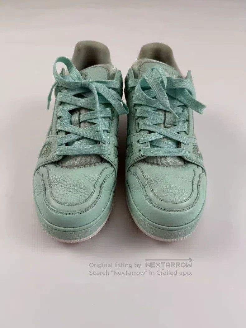 Louis Vuitton Louis Vuitton Trainer macaron mint green board shoes Size US 6.5 / EU 39-40 - 1 Thumbnail