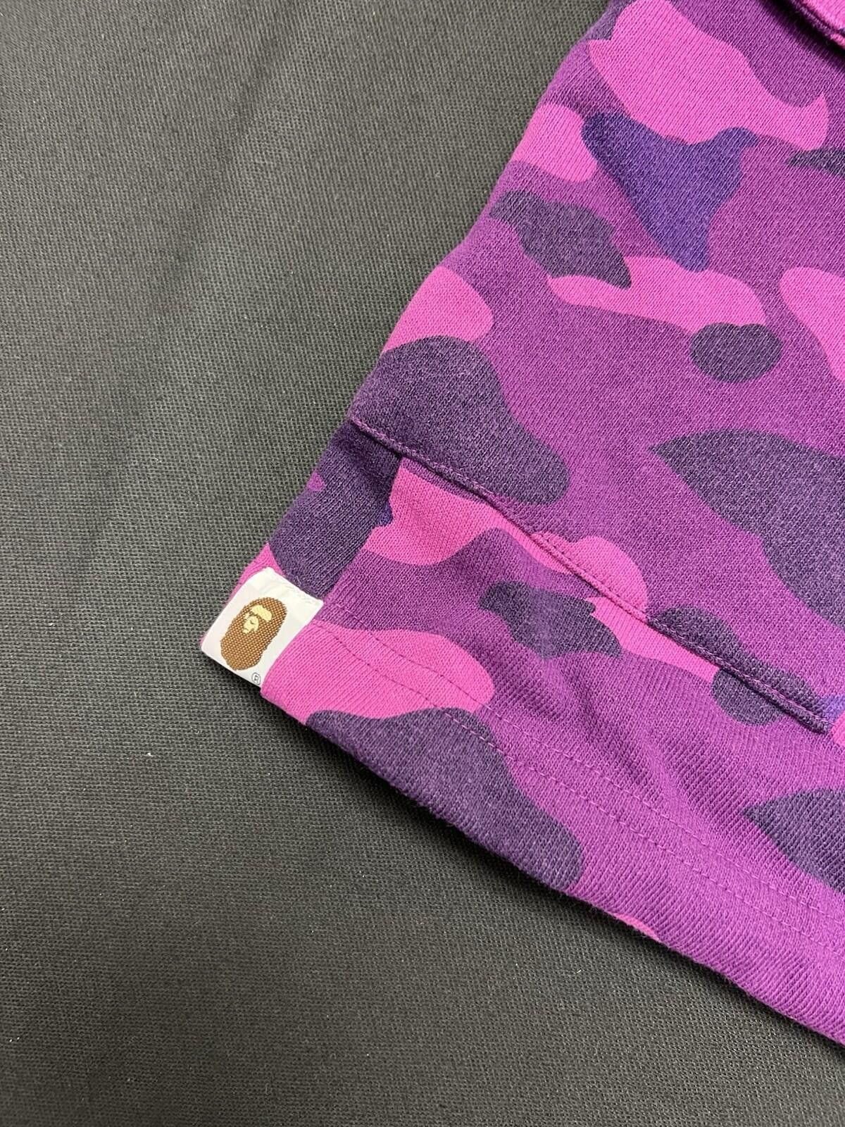 Bape Bape by A Bathing Ape Purple Camo Sweat Shorts L Size US 34 / EU 50 - 5 Thumbnail