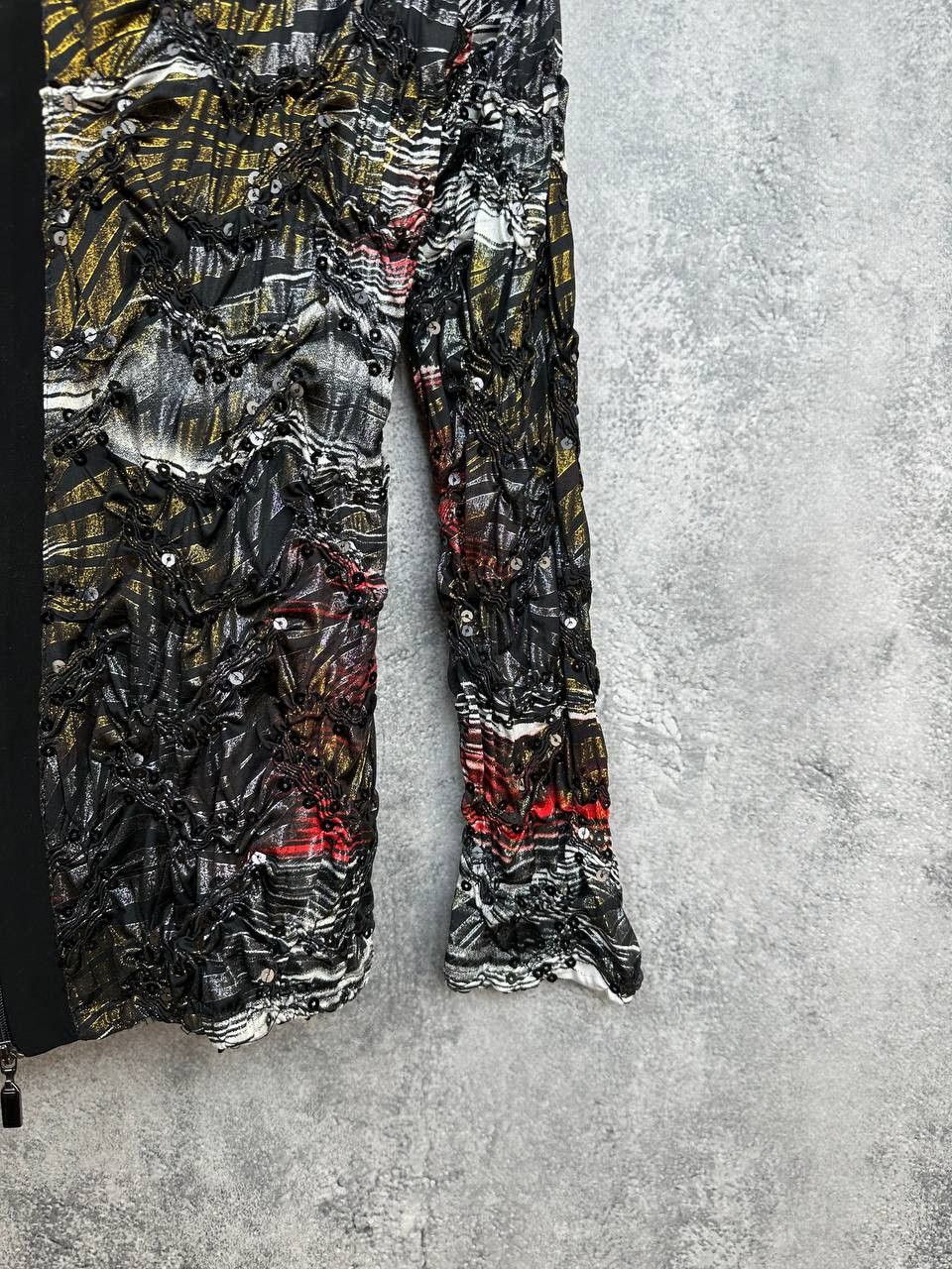 Frank Lyman Frank Lyman Jacket Embellished Sequin Zip Top Textured Size M / US 6-8 / IT 42-44 - 8 Thumbnail