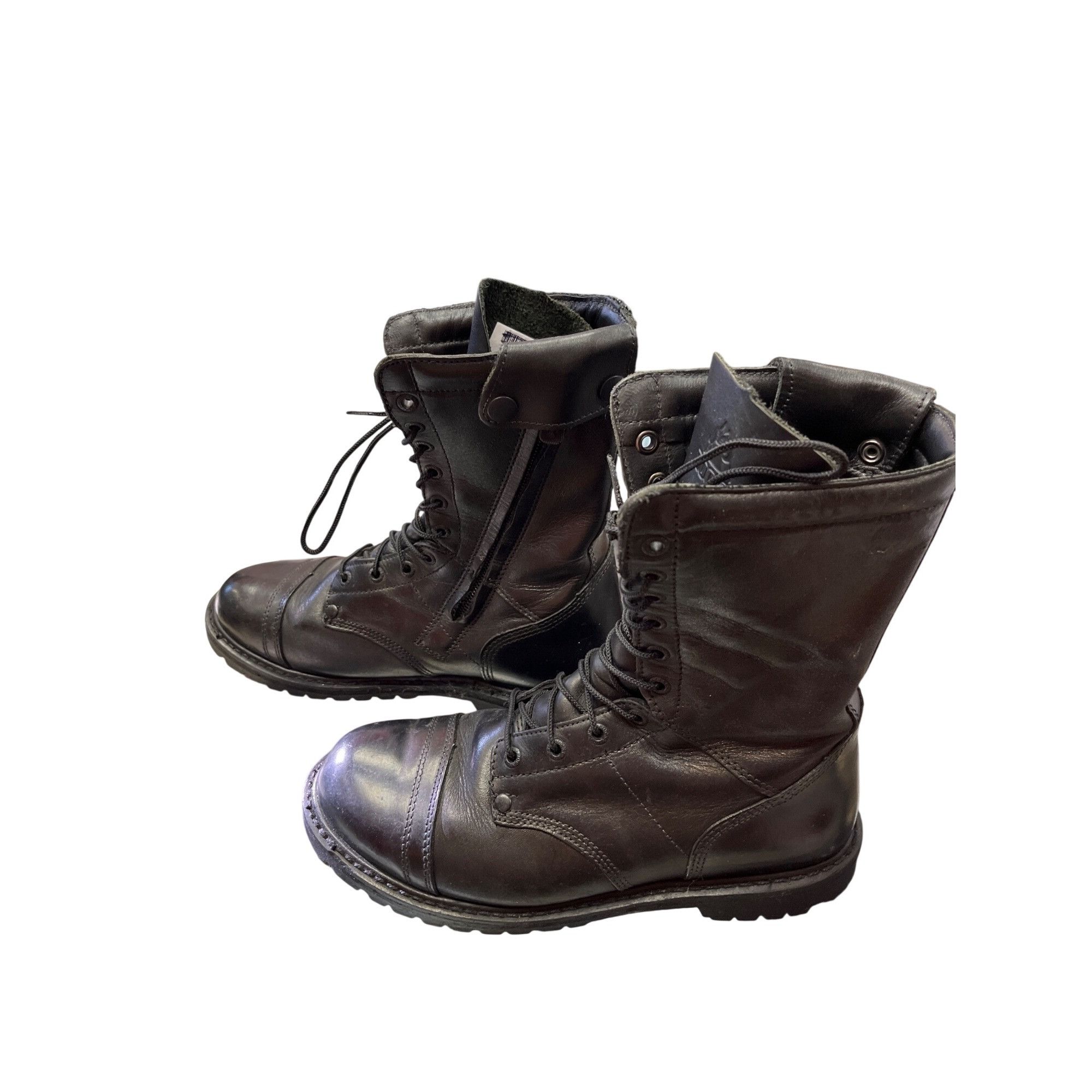 Other Rocky 2090 mens black leather mid calf moto riding para boot Size US 9.5 / EU 42-43 - 4 Thumbnail