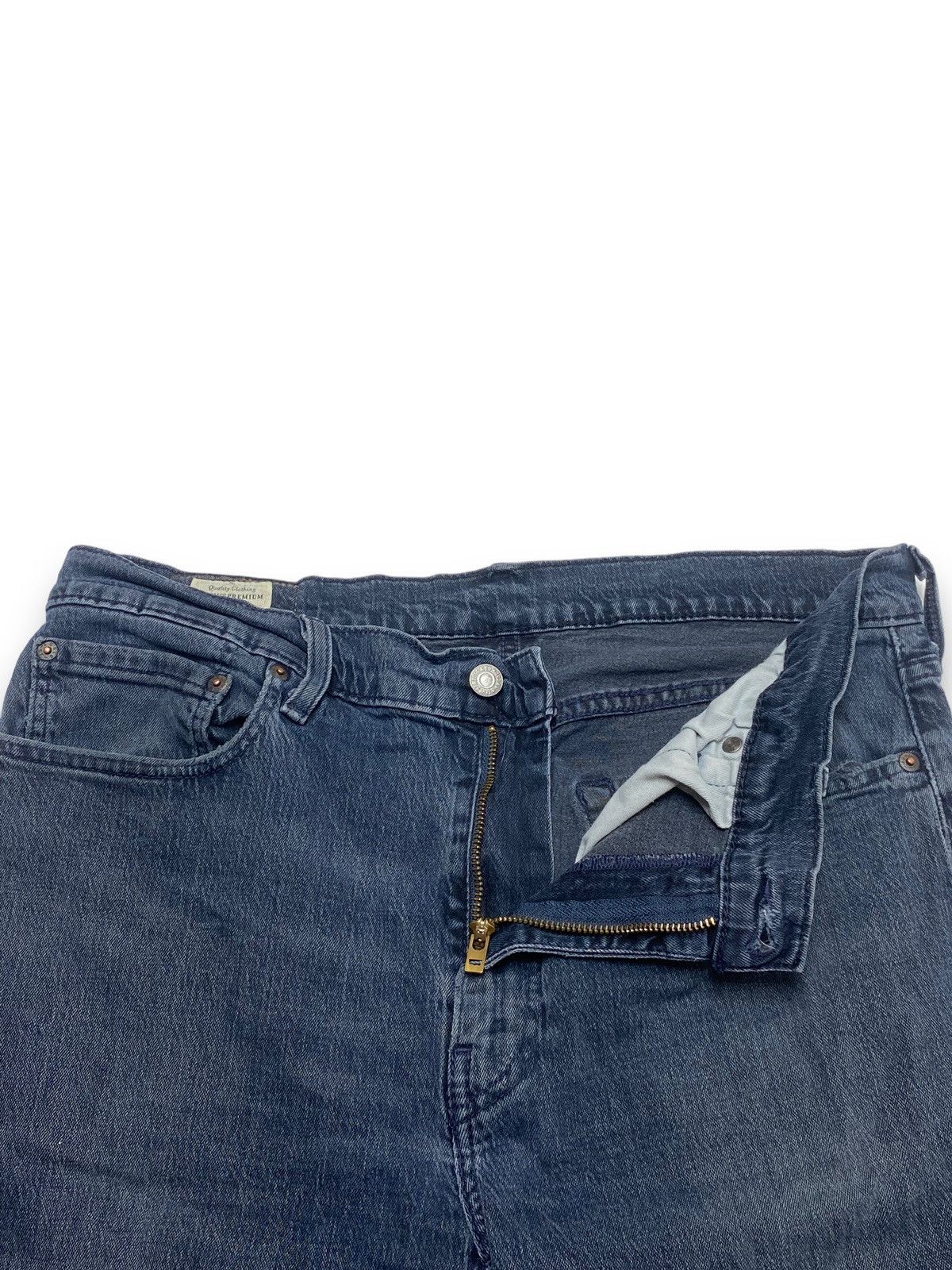 Jean Vintage LEVI'S PREMIUM Blue Navy Wash Jeans Size US 35 - 6 Thumbnail