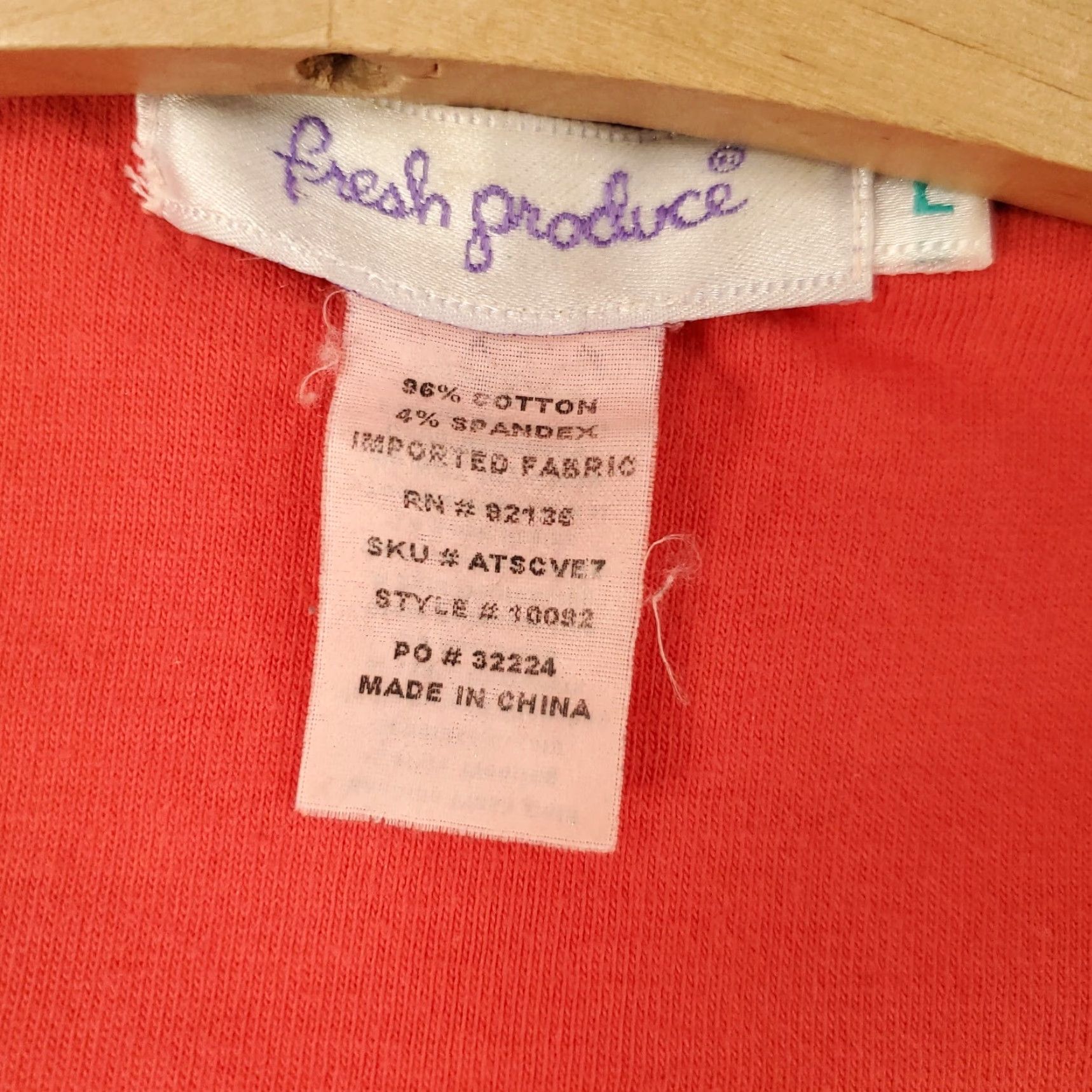 Vintage Fresh Produce Vest Women L Orange Corduroy Full Zip Pockets Size L / US 10 / IT 46 - 7 Thumbnail