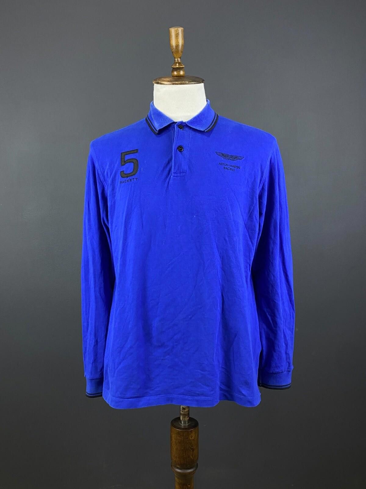 Hackett Hackett Aston Martin Racing Blue #5 Polo Shirt Size L Size US L / EU 52-54 / 3 - 1 Thumbnail
