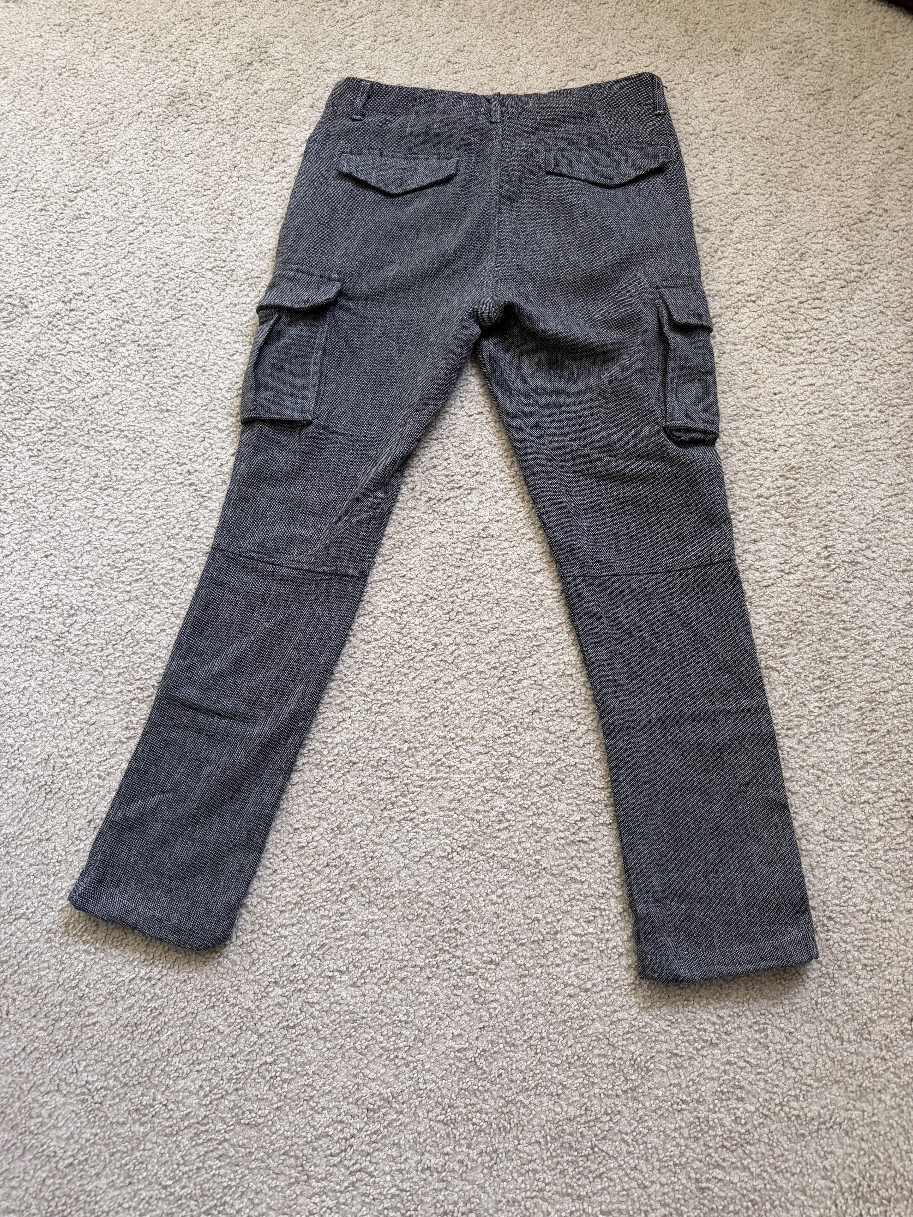 Richie Le Collection Richie Le Collection Tweed Cargo Trousers Size US 30 / EU 46 - 2 Thumbnail