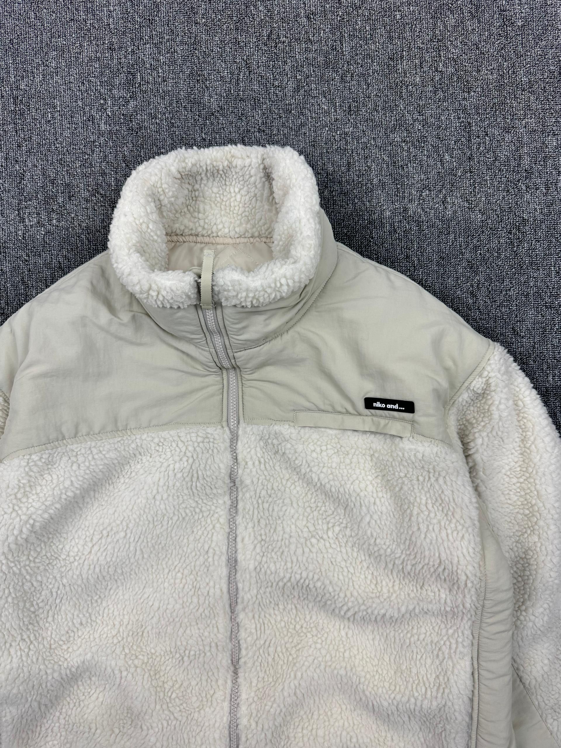 Japanese Brand Niko And Japanese Brand Retro Sherpa Fleece Zipper Jacket Size US L / EU 52-54 / 3 - 4 Thumbnail