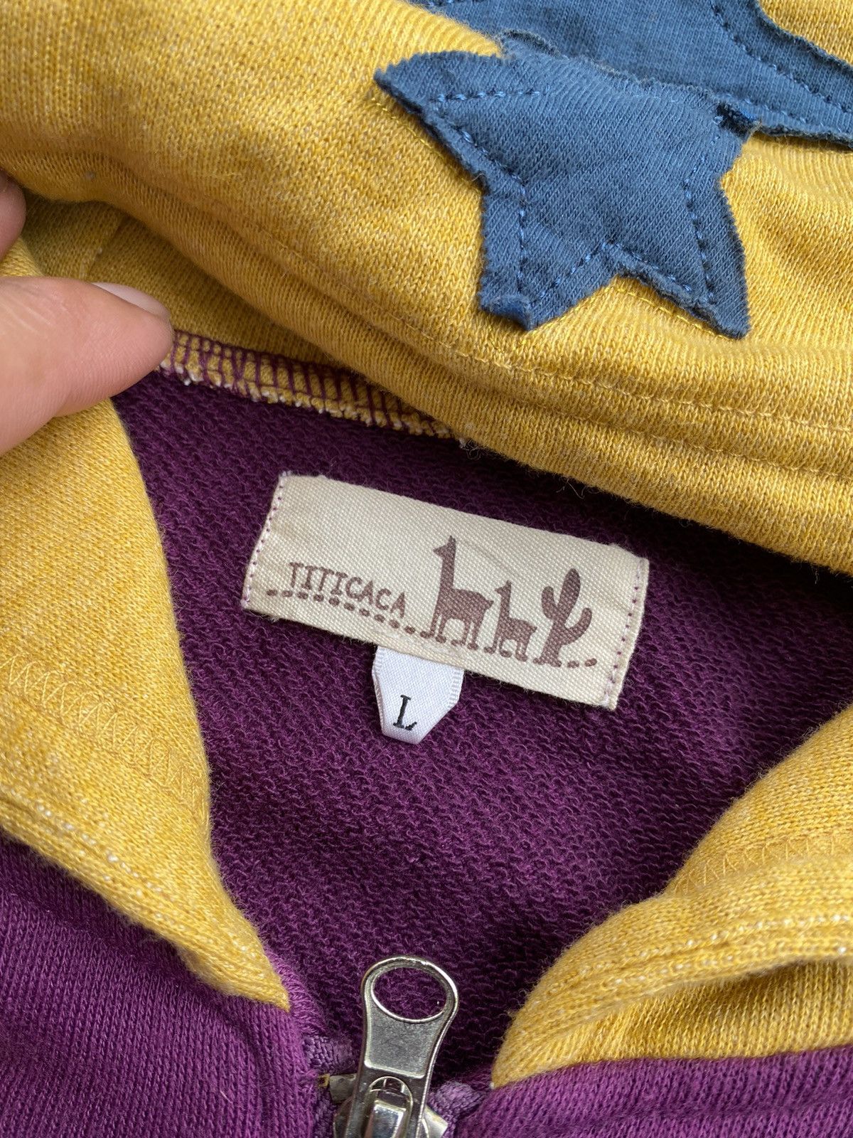 Japanese Brand Vtg Titicaca Strech Hoodie Fully Zipper Size US L / EU 52-54 / 3 - 7 Thumbnail