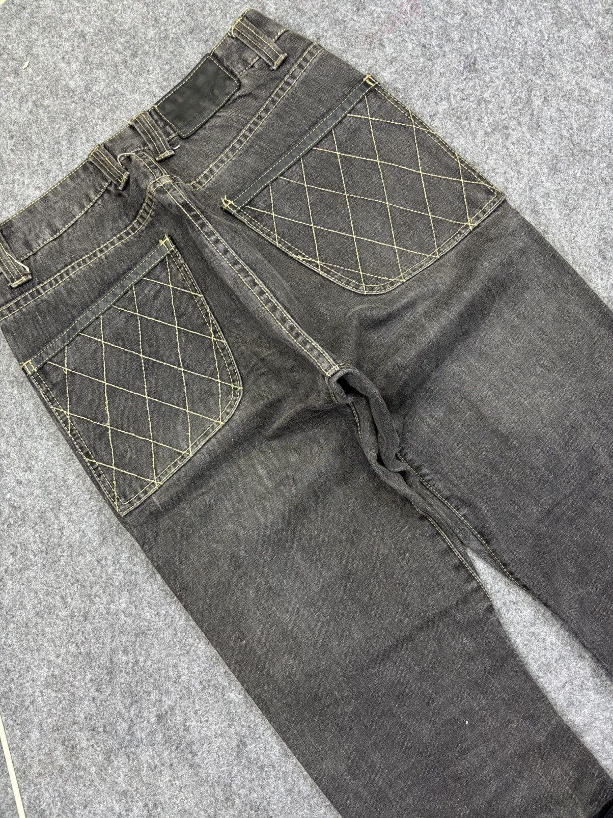 Japanese Brand 💥Biker Denim💥Greddy Multipockets Biker Denim F717 Size US 27 - 15 Thumbnail