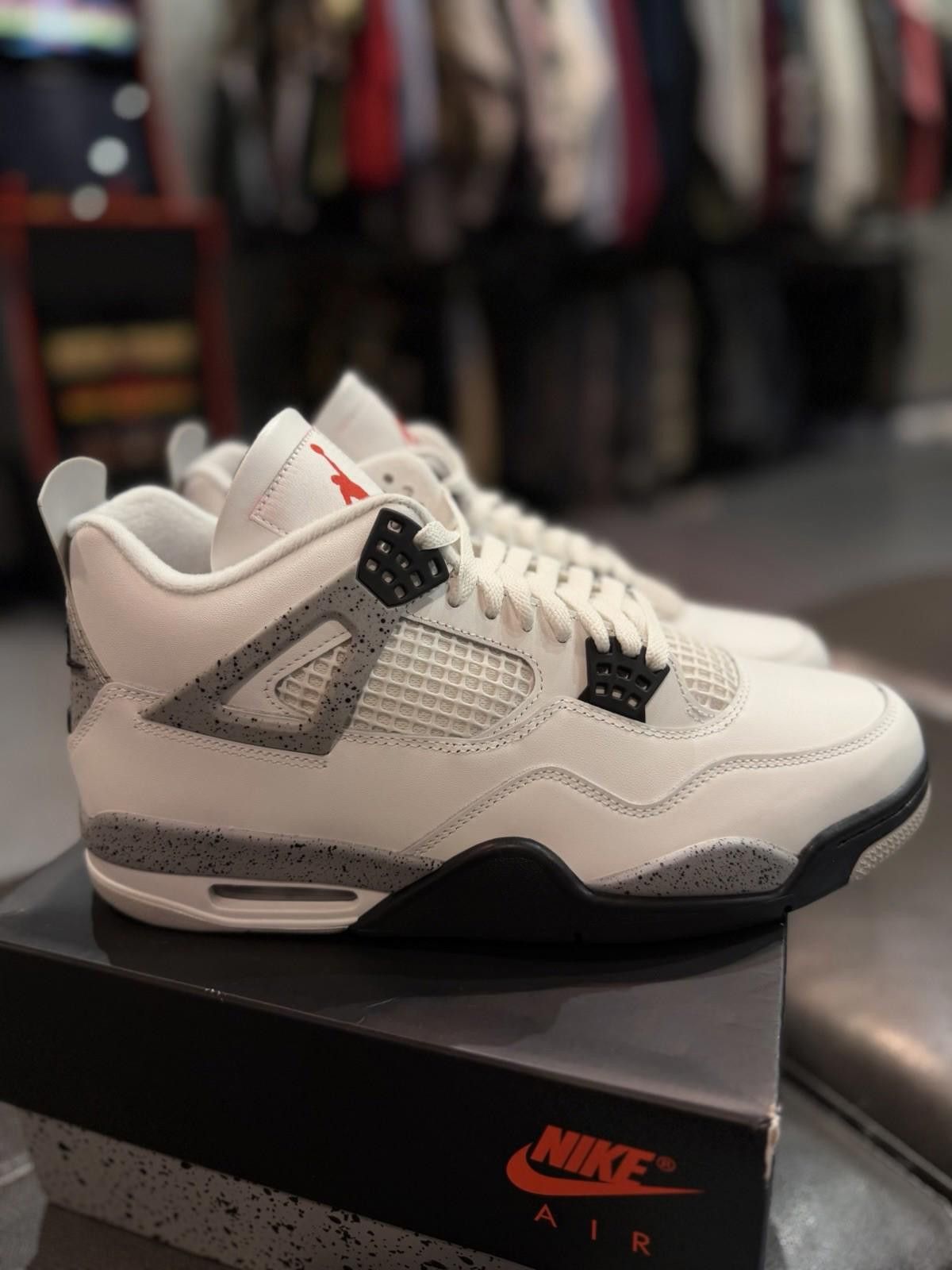 Jordan Brand Size 8 - Air Jordan 4 Retro Summit White Cement FV5029-100 Size US 8 / EU 41 - 12 Thumbnail