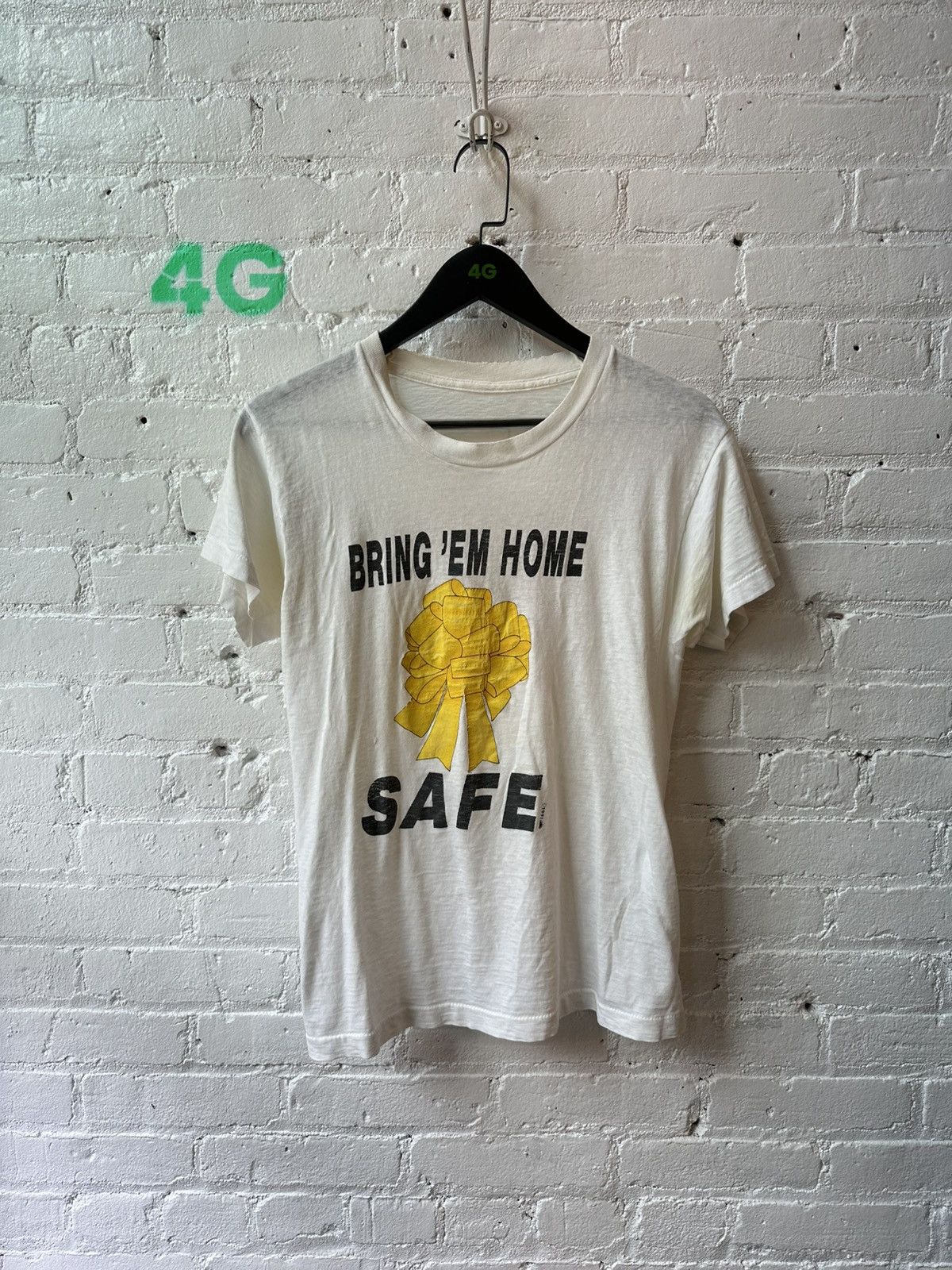 Vintage VINTAGE BRING EM HOME SAFE FADED T Size US M / EU 48-50 / 2 - 2 Thumbnail
