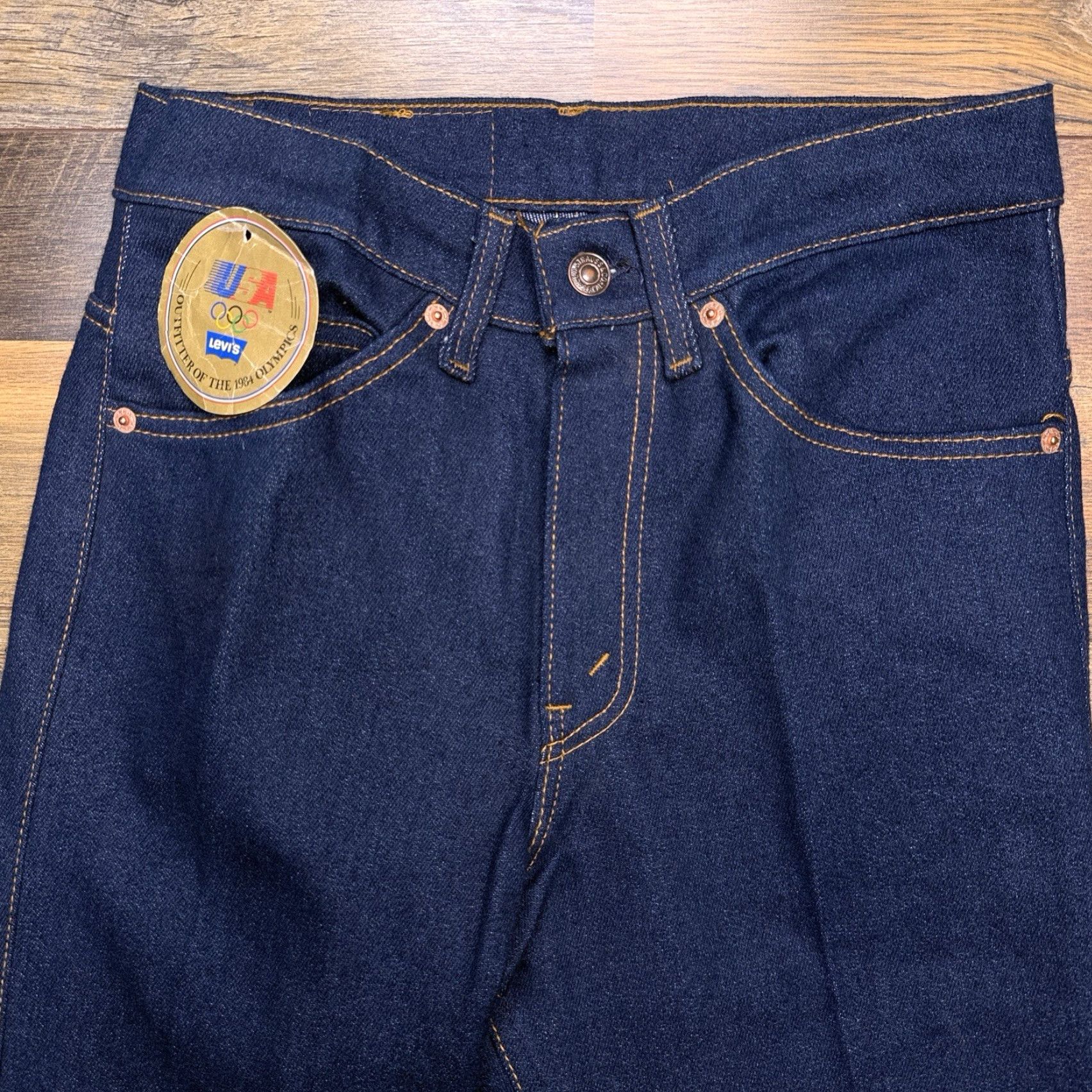Levi's VINTAGE Levi's 509 Jeans Mens 29x34 Orange Tab USA 1984 Olympics New Size US 29 - 3 Thumbnail