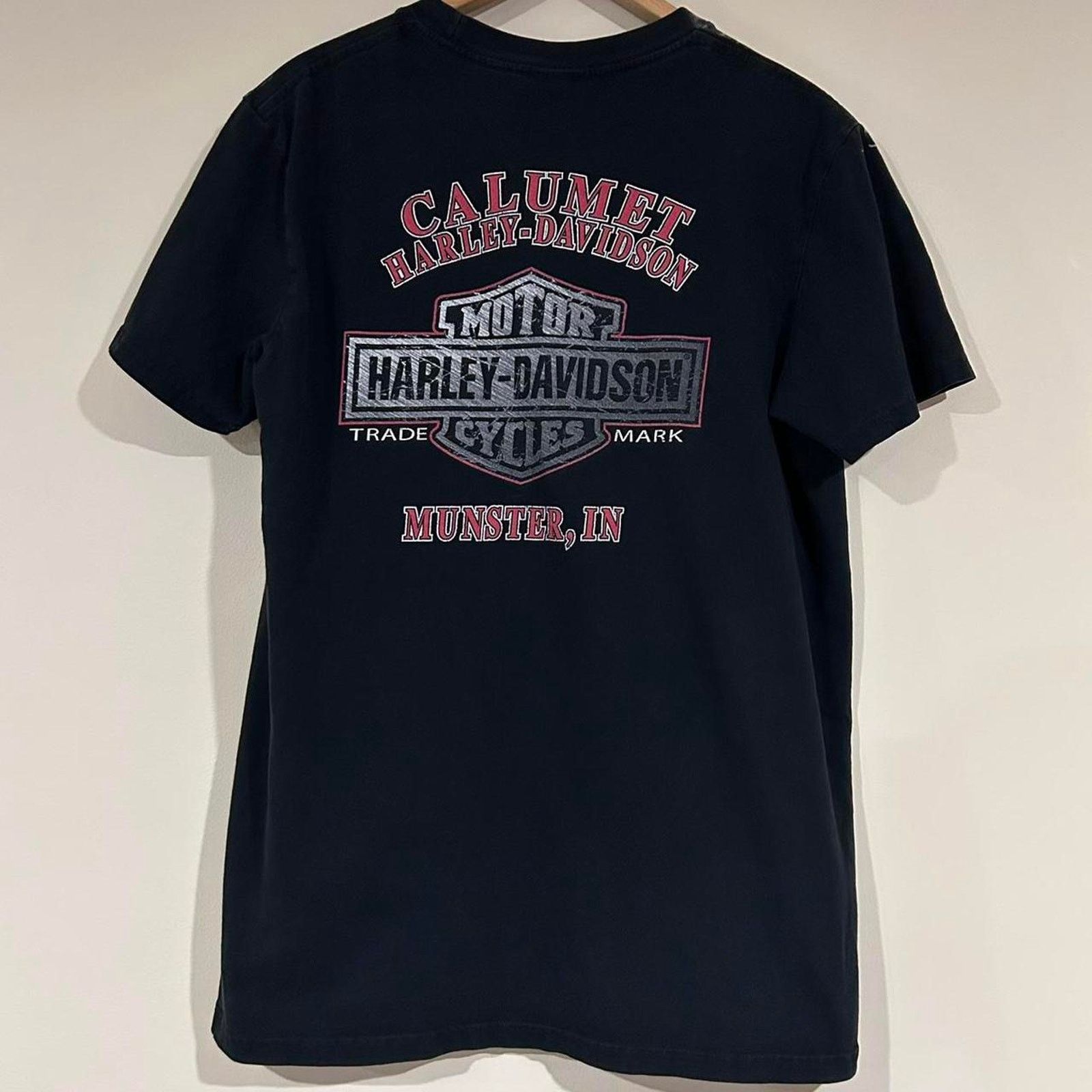 Harley Davidson Harley Davidson Munster Indiana Y2K Tee Shirt Size US M / EU 48-50 / 2 - 2 Thumbnail