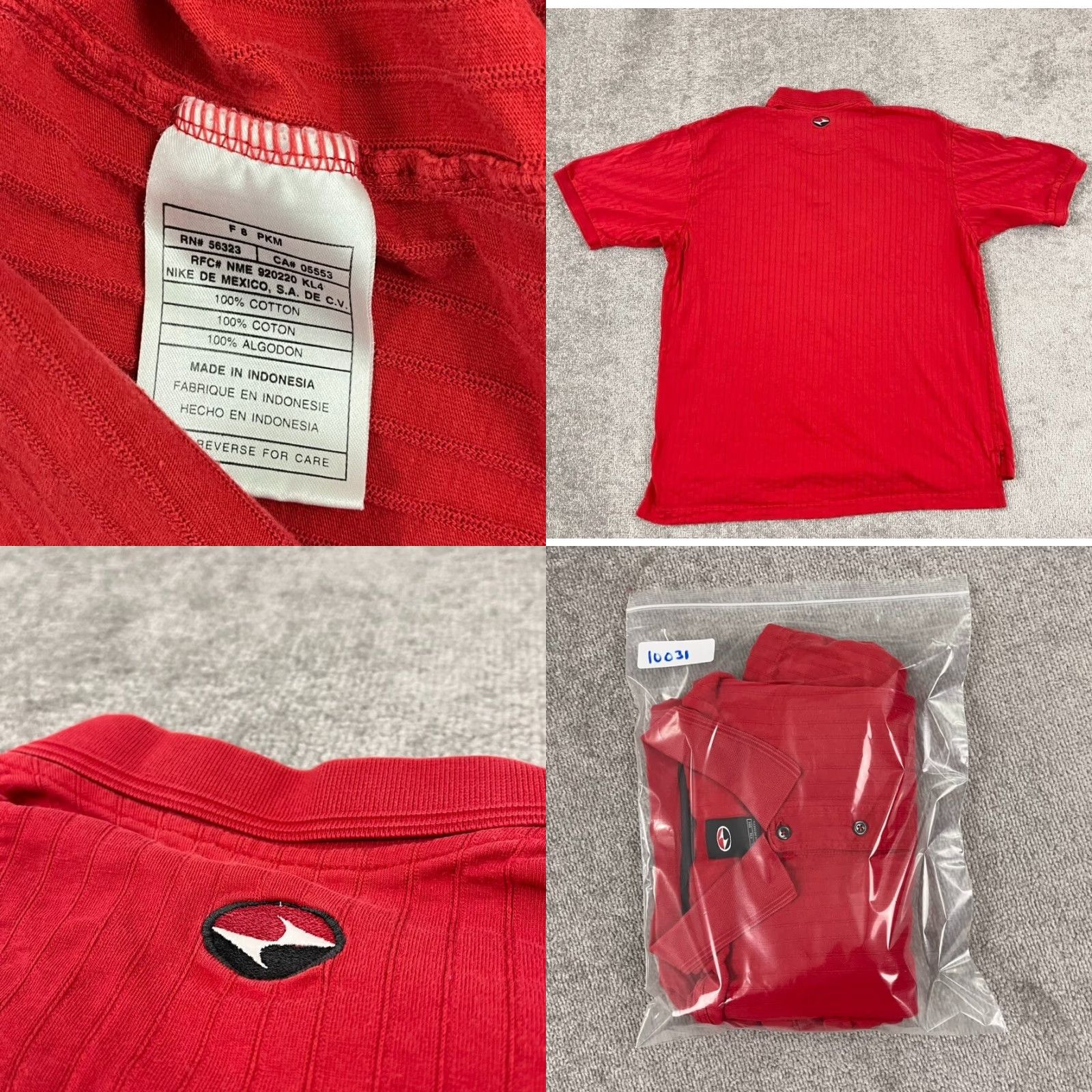 Nike VINTAGE Nike Tiger Woods Polo Shirt Mens 2XL Red Center Swoosh Check Retro Golf Size US XXL / EU 58 / 5 - 8 Thumbnail