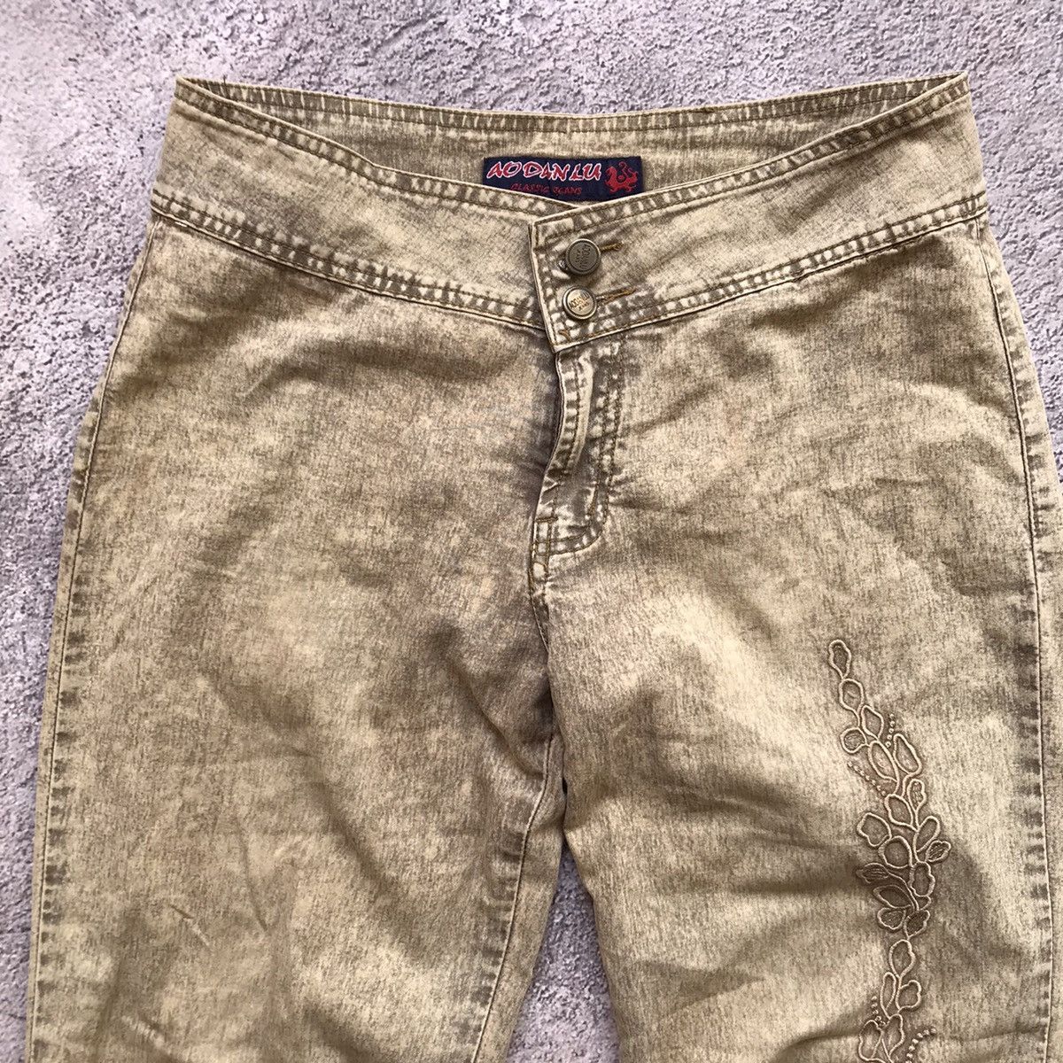 Vintage Vintage 90s Y2K Baggy Cargo Pants Distressed Workwear 29 Size 29" - 5 Thumbnail