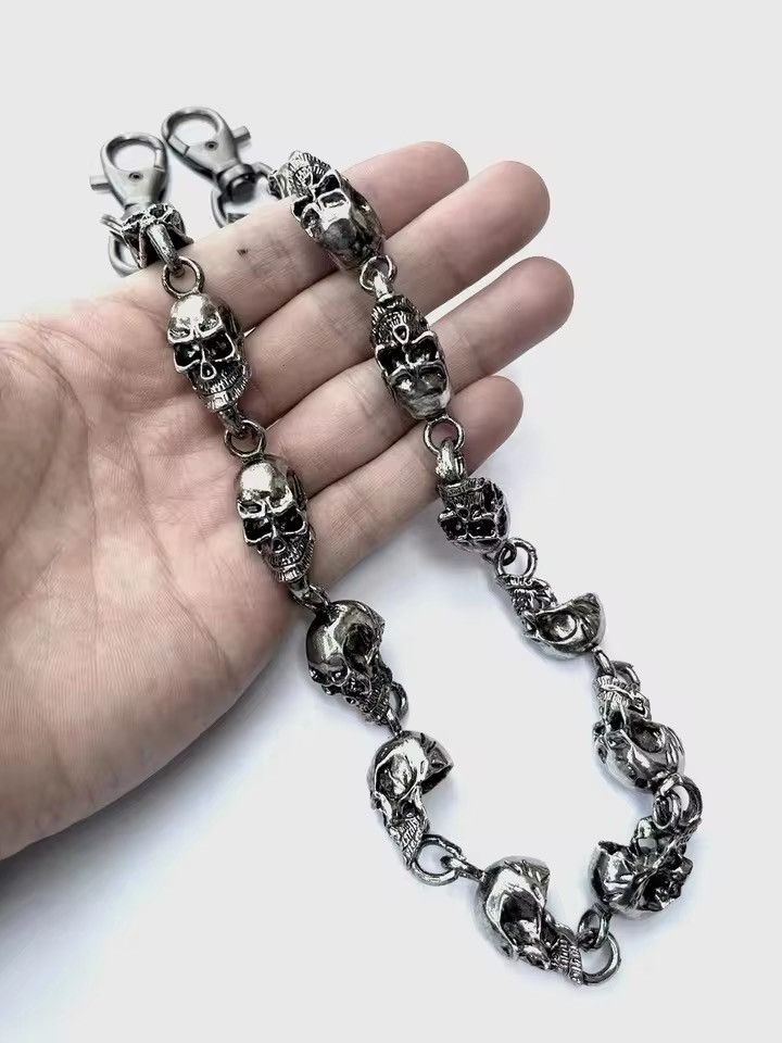 Jewelry Men Skull Pant Wallet Keychain Size ONE SIZE - 1 Thumbnail