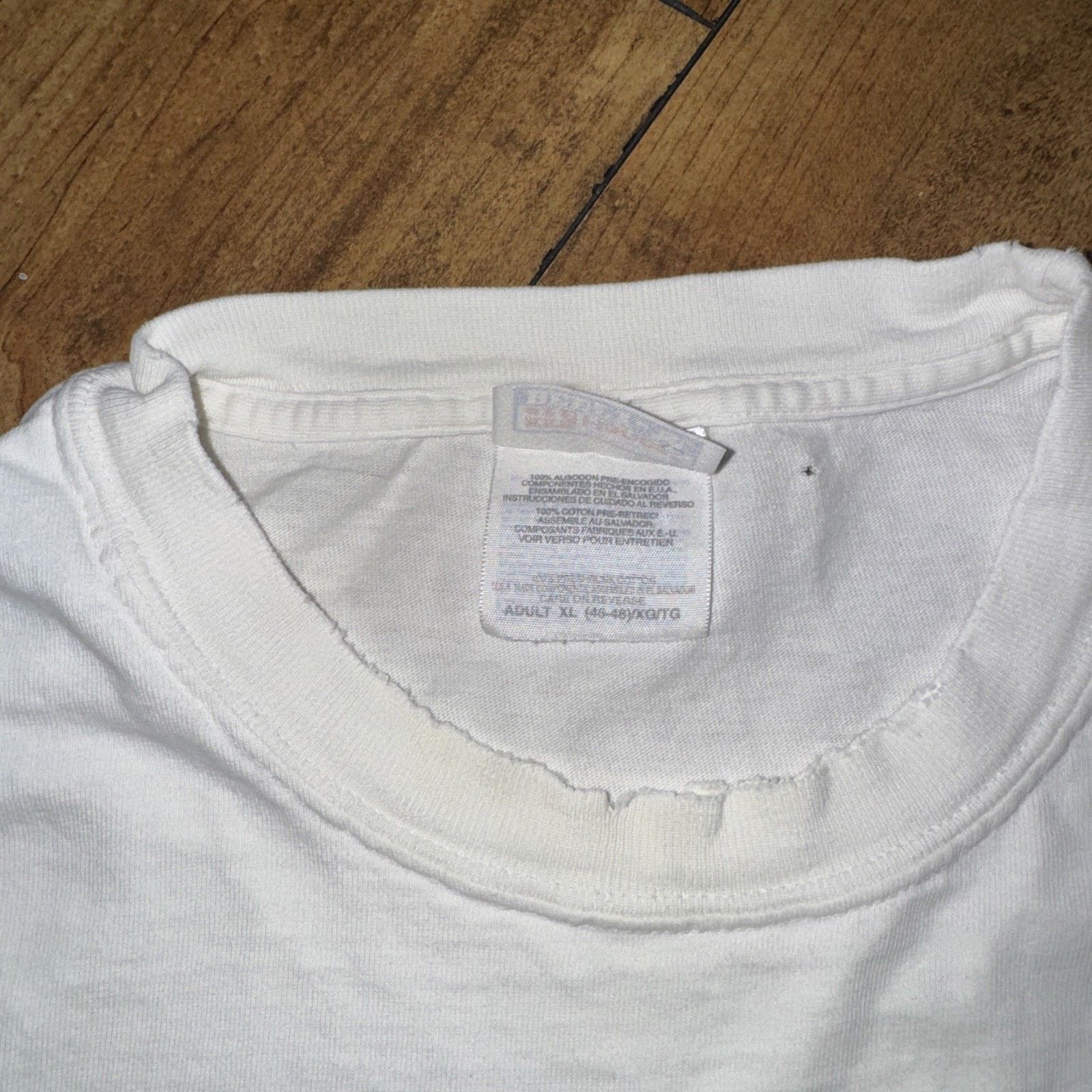 Mustang × Vintage Vintage 1999 Mustang Muscle Car T-Shirt White XL 23x28 Size US XL / EU 56 / 4 - 6 Thumbnail