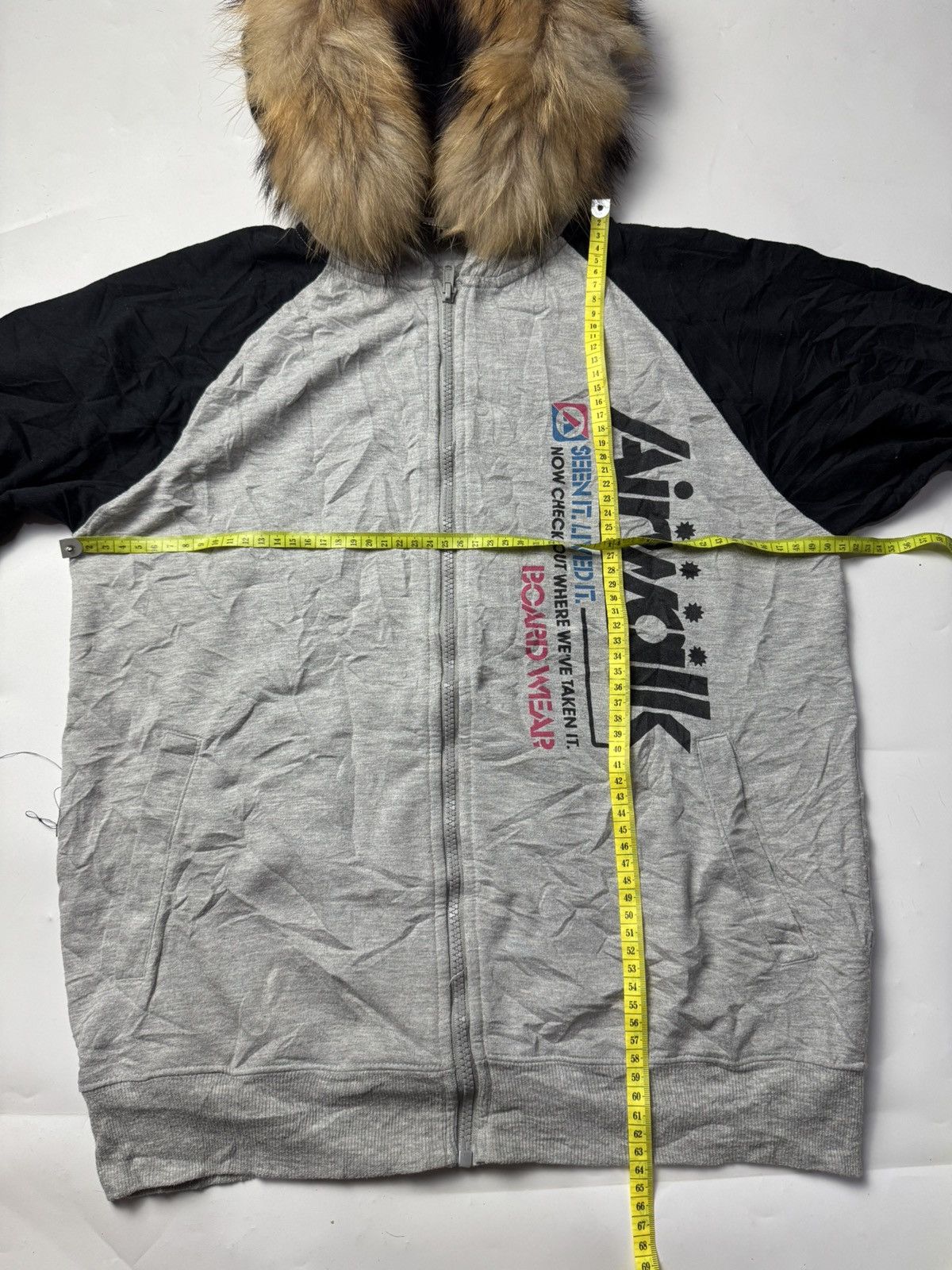 If Six Was Nine × Japanese Brand × Le Grande Bleu (L.G.B.) Fur Hoodie Poem Airwalk Japanese Style Ifsix LGB Size US M / EU 48-50 / 2 - 5 Thumbnail