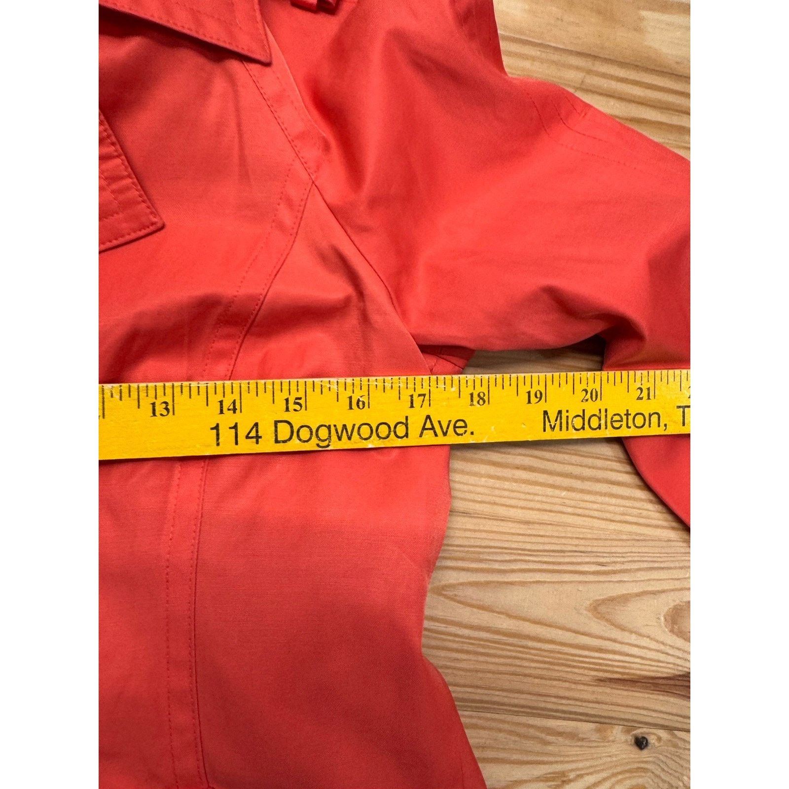 Michael Kors Michael Kors Orange Trench Coat Rain Jacket Women’s XS Size M / US 6-8 / IT 42-44 - 4 Thumbnail