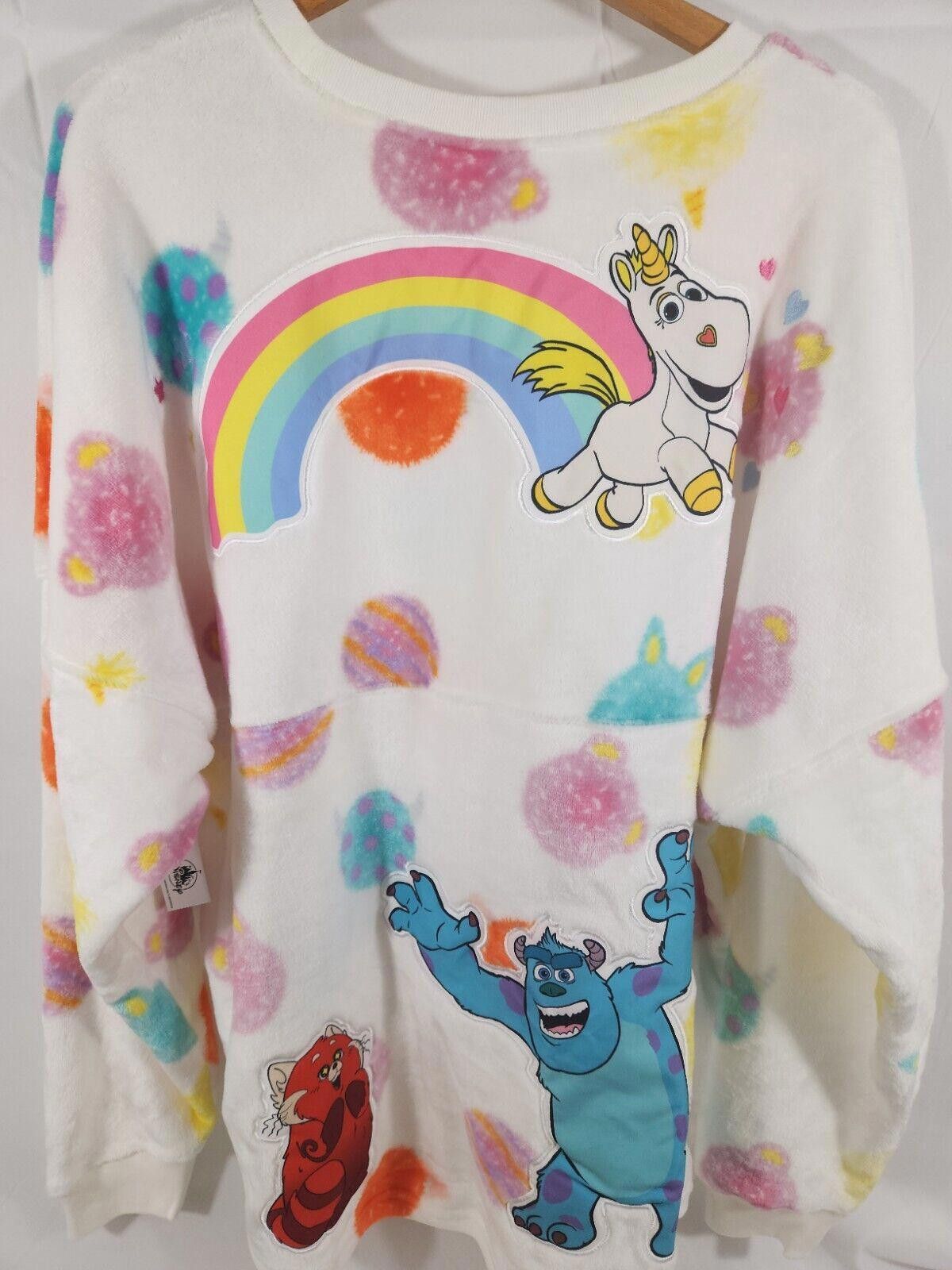 The Unbranded Brand Disney Spirit Adult XL White Fuzzy Sulley Ducky Red Fleece Size ONE SIZE - 1 Thumbnail