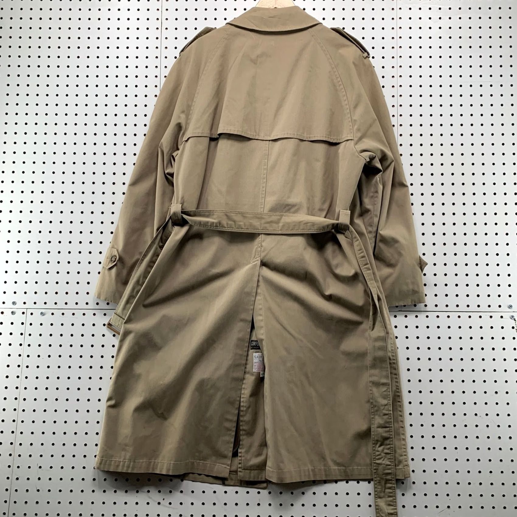 Hart Schaffner Marx VINTAGE Hart Schaffner Marx Trench Coat Mens 42R Wool Double Breast Corporate Coat Size US XS / EU 42 / 0 - 2 Thumbnail